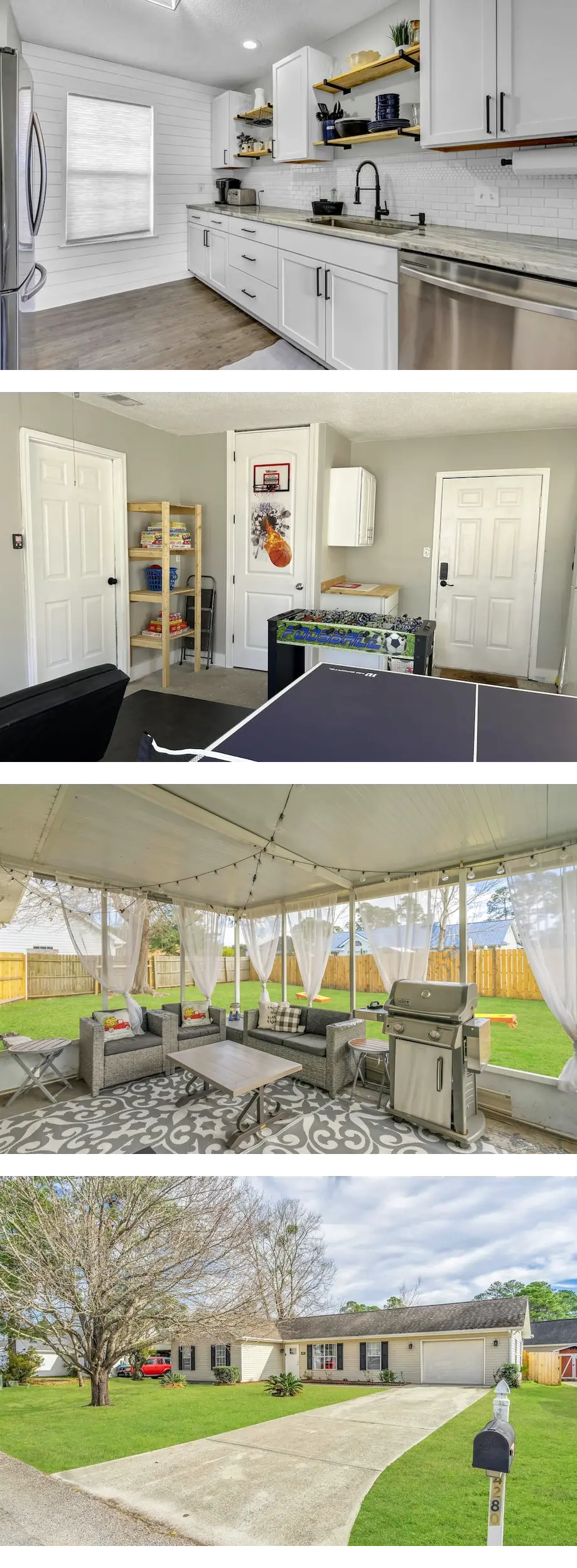 Pet Friendly Fenced Backyard Game Room P...