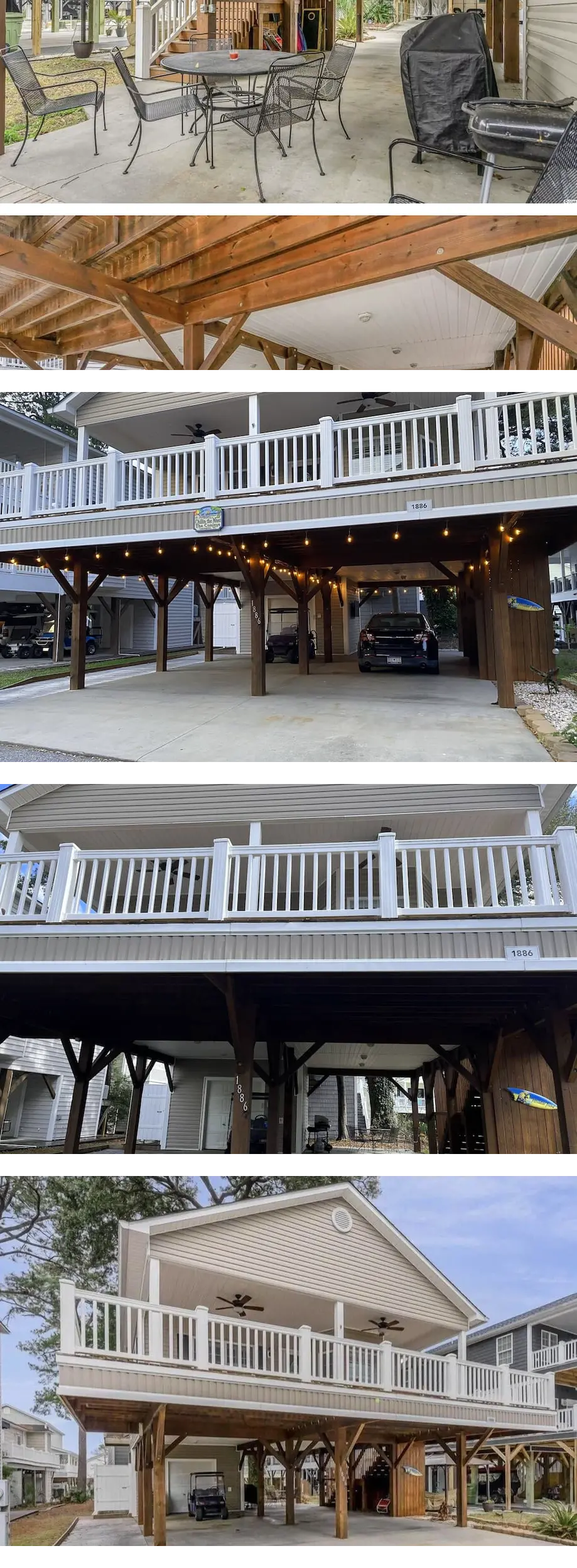 OCEAN LAKES 3B/2BA ON STILTS W/ GOLF CAR...