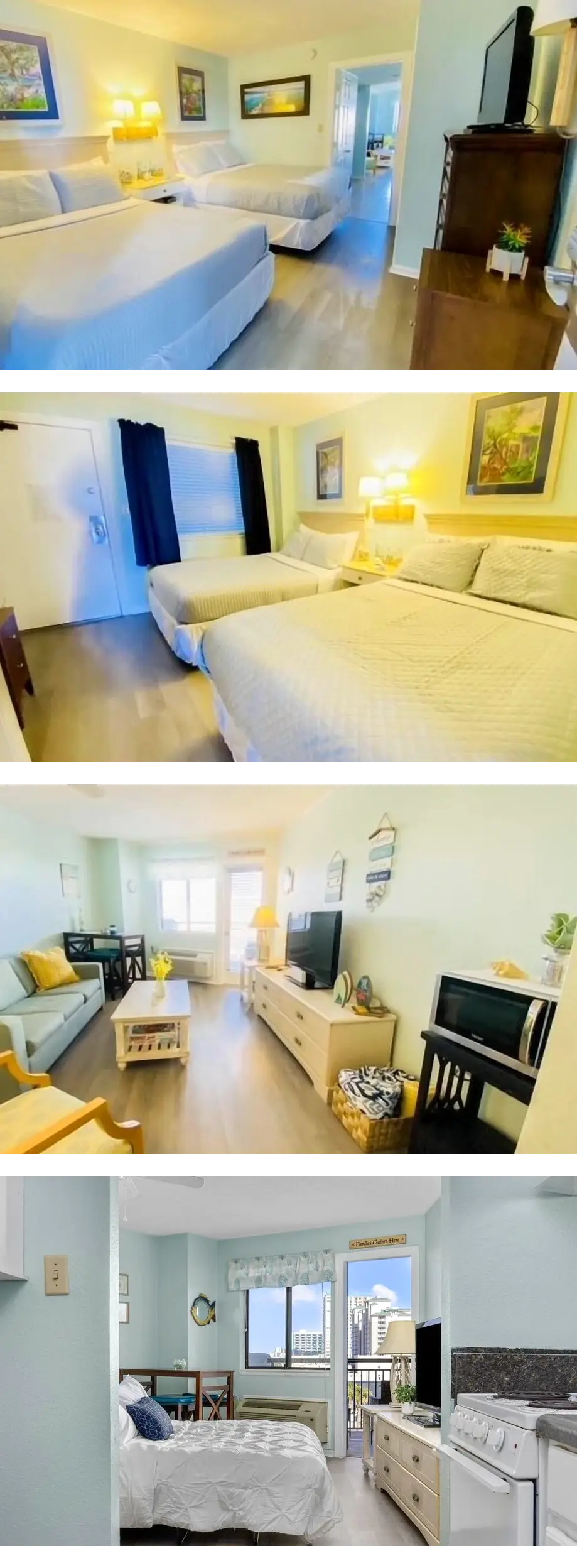 Bluewater Resort Beachfront Condo overl...