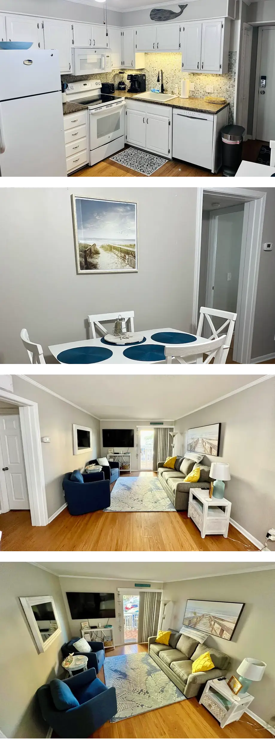 1st floor Condo, 2 BD; 2 BR, On the Beac...