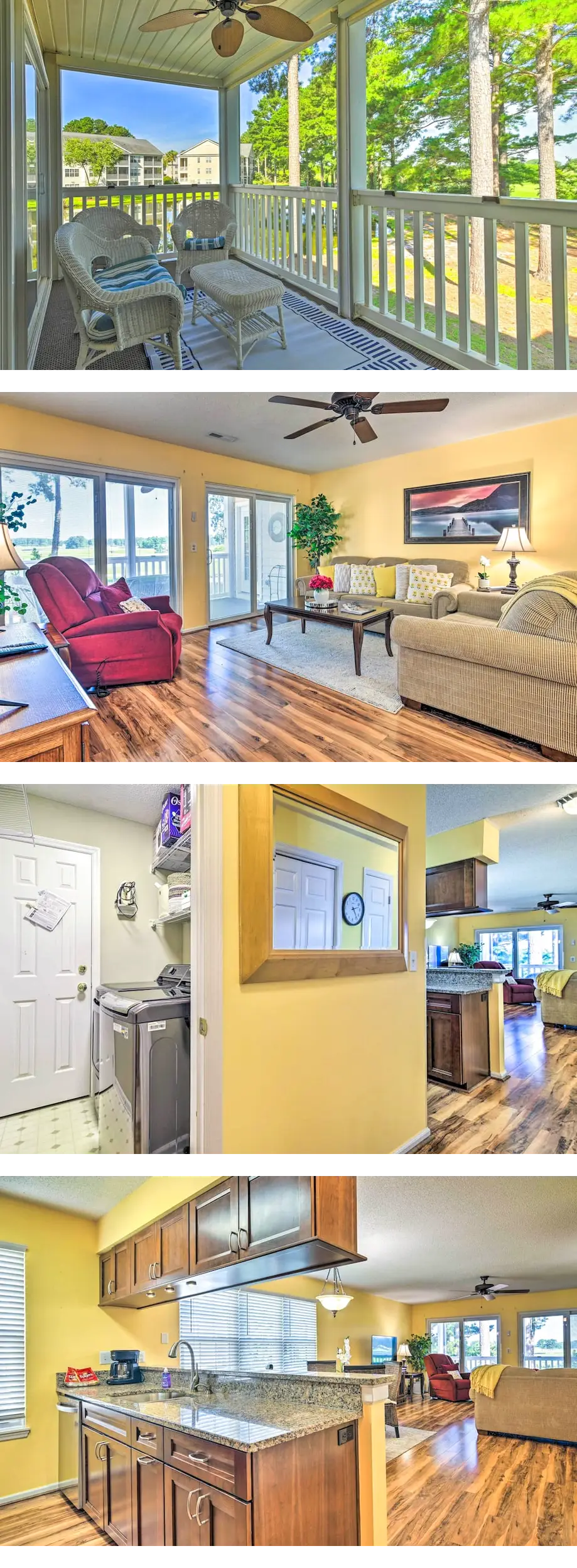 Pool, Patio & Golf Course Views: Myrtle ...