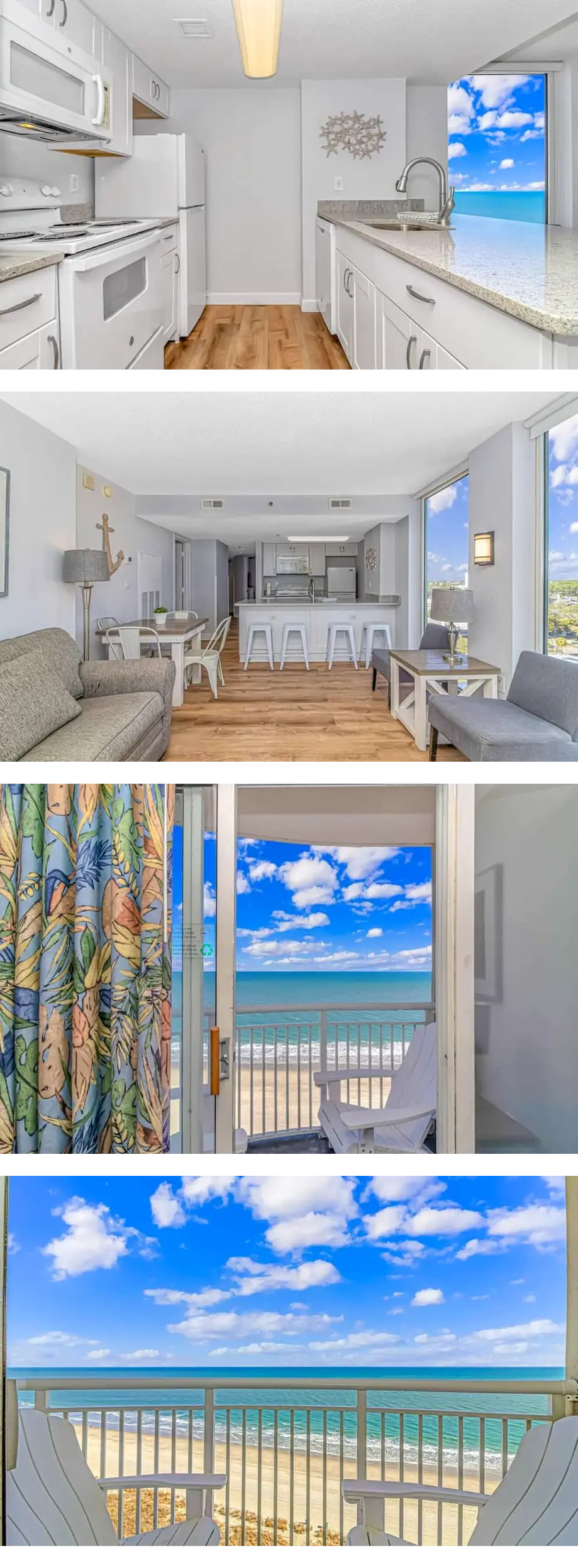 Oceanfront Penthouse - 2 Bedroom (Sleeps 8)