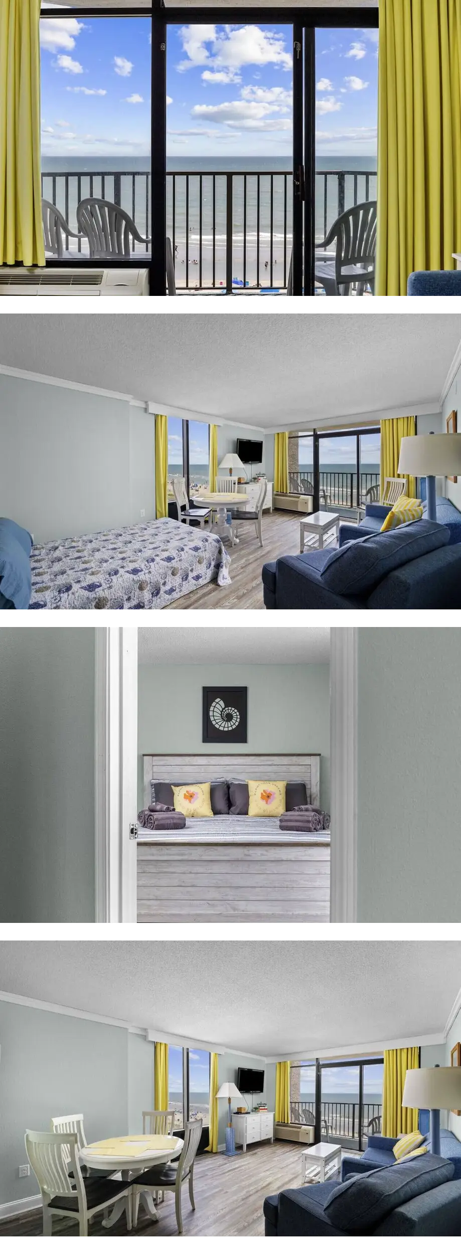 Bright Oceanfront 1br,King,Pool,Sm Dogs,...