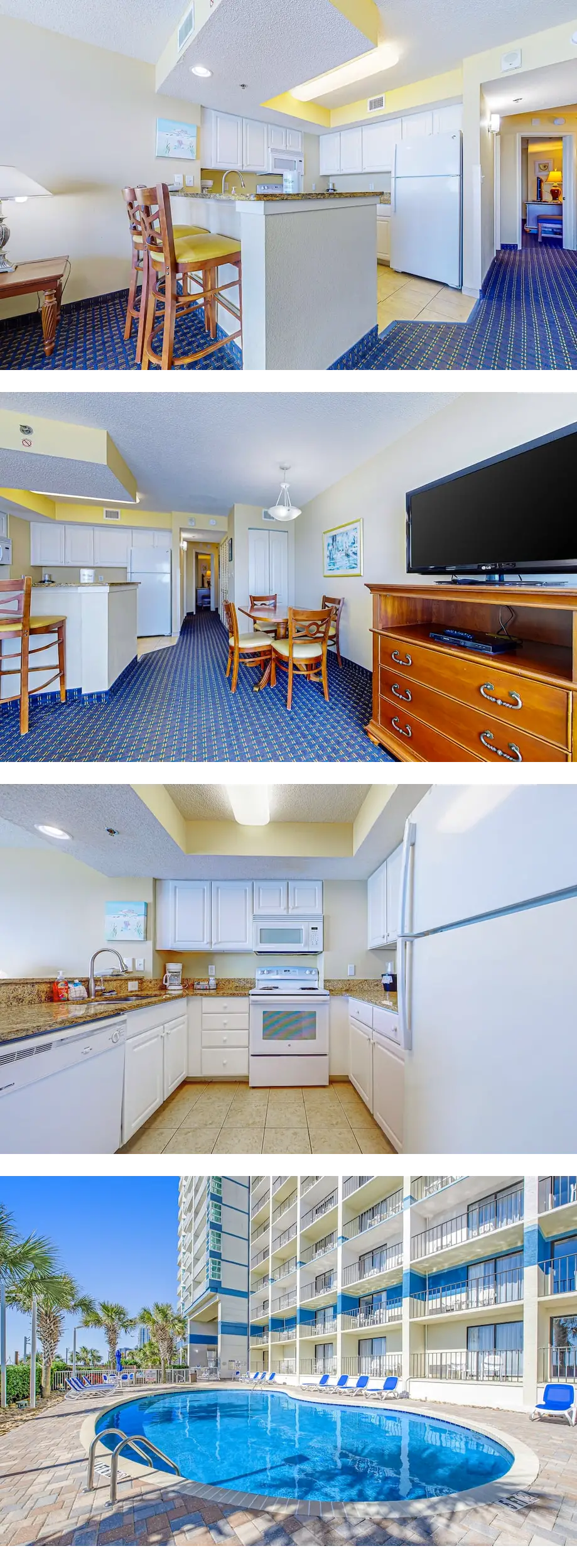 11th-floor oceanfront condo with AC, was...