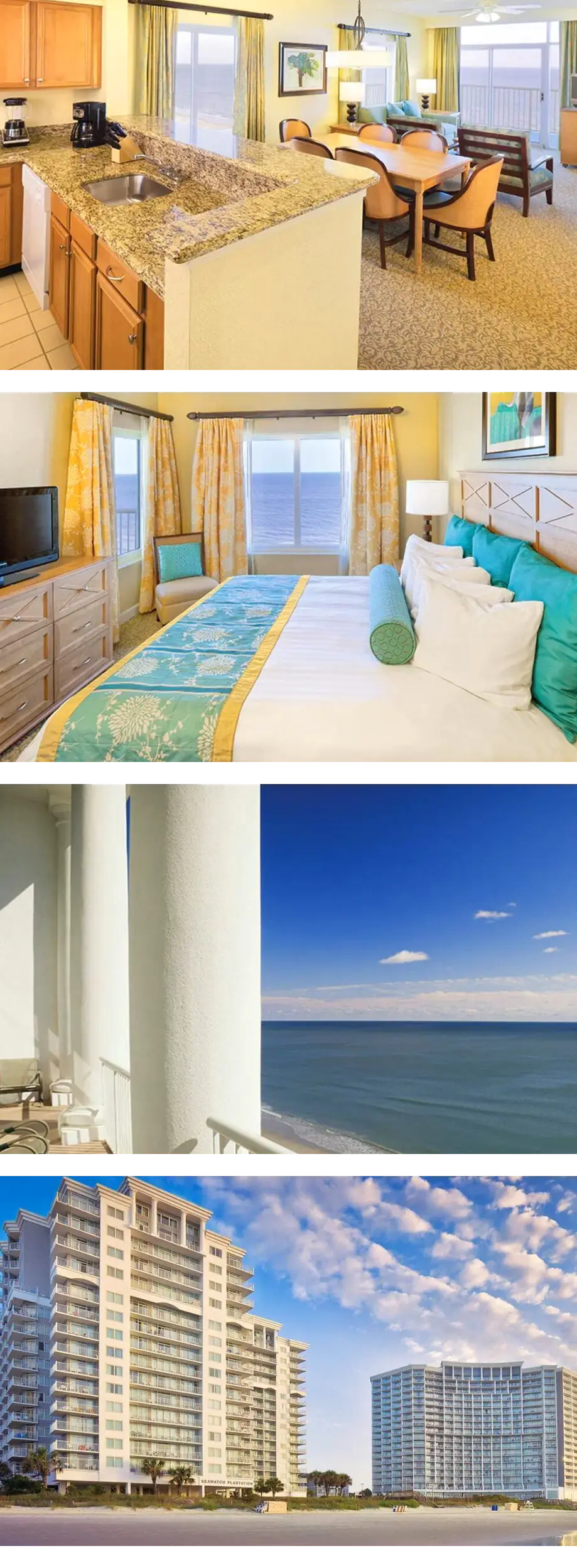 Wyndham Sea Watch Ocean Front Resort 1 B...
