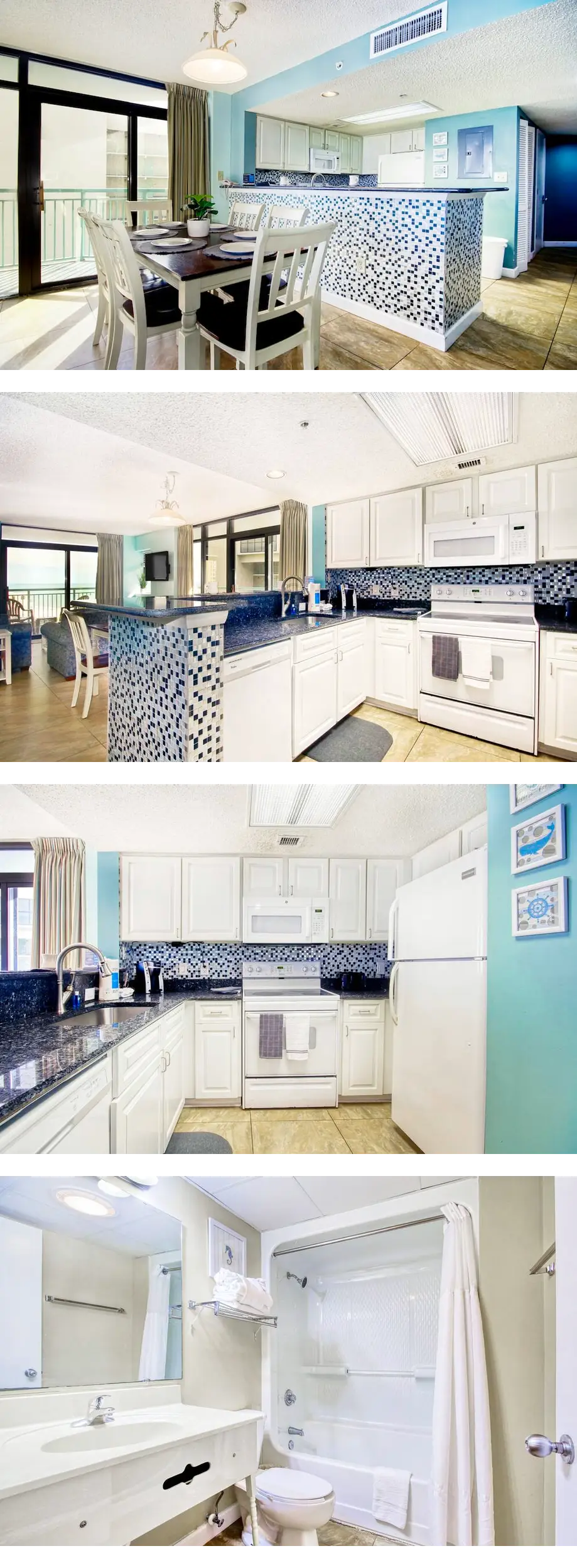 Oceanfront condo with wraparound balcony...