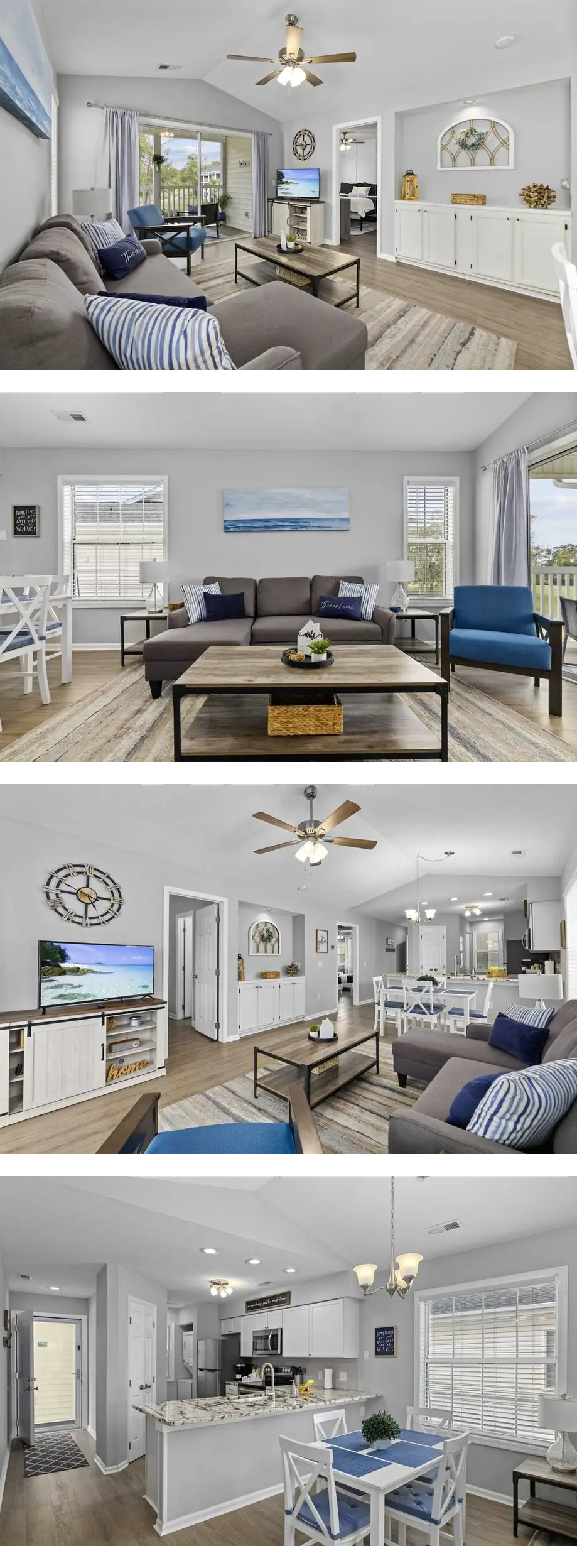 NEW 2BR/2BA Modern Coastal Condo w/ Scen...