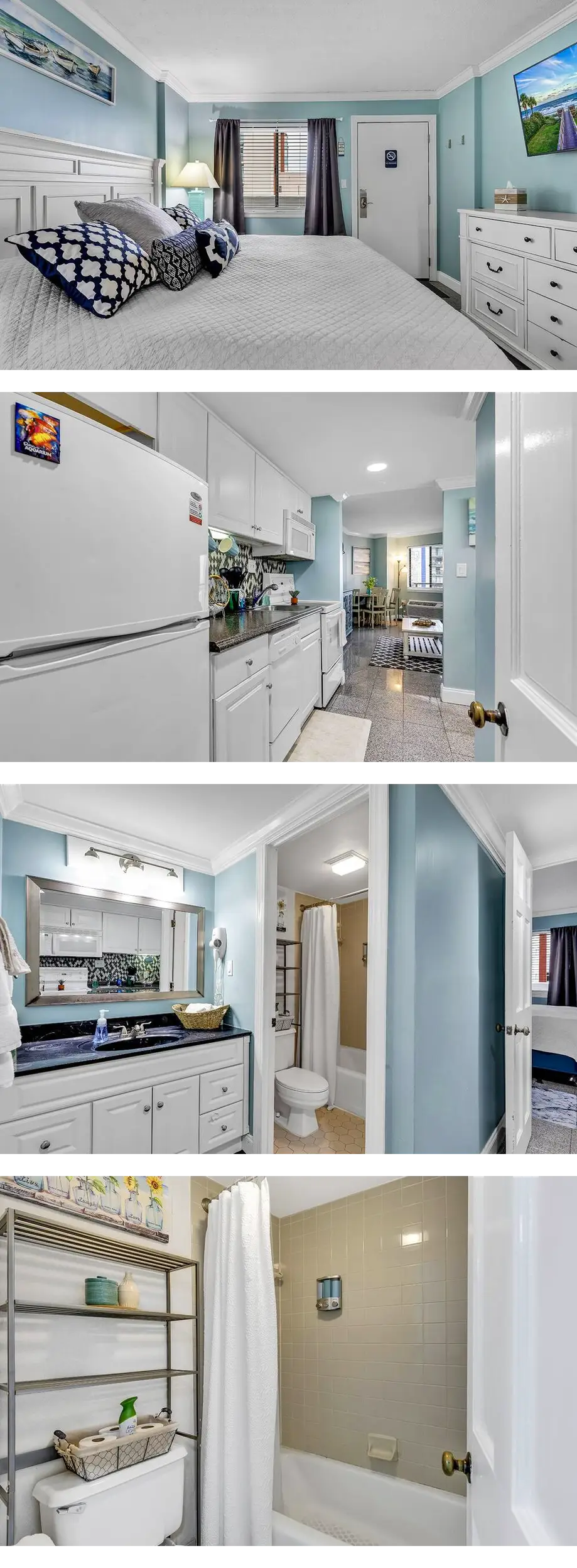 Quiet/Secure Oceanfront: King Bed/Queen ...