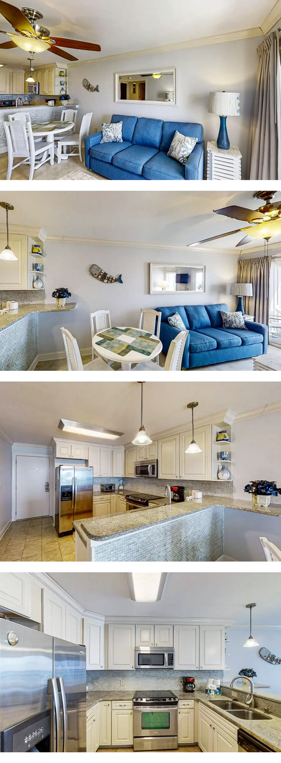 Oceanfront condo with balcony, beach vie...