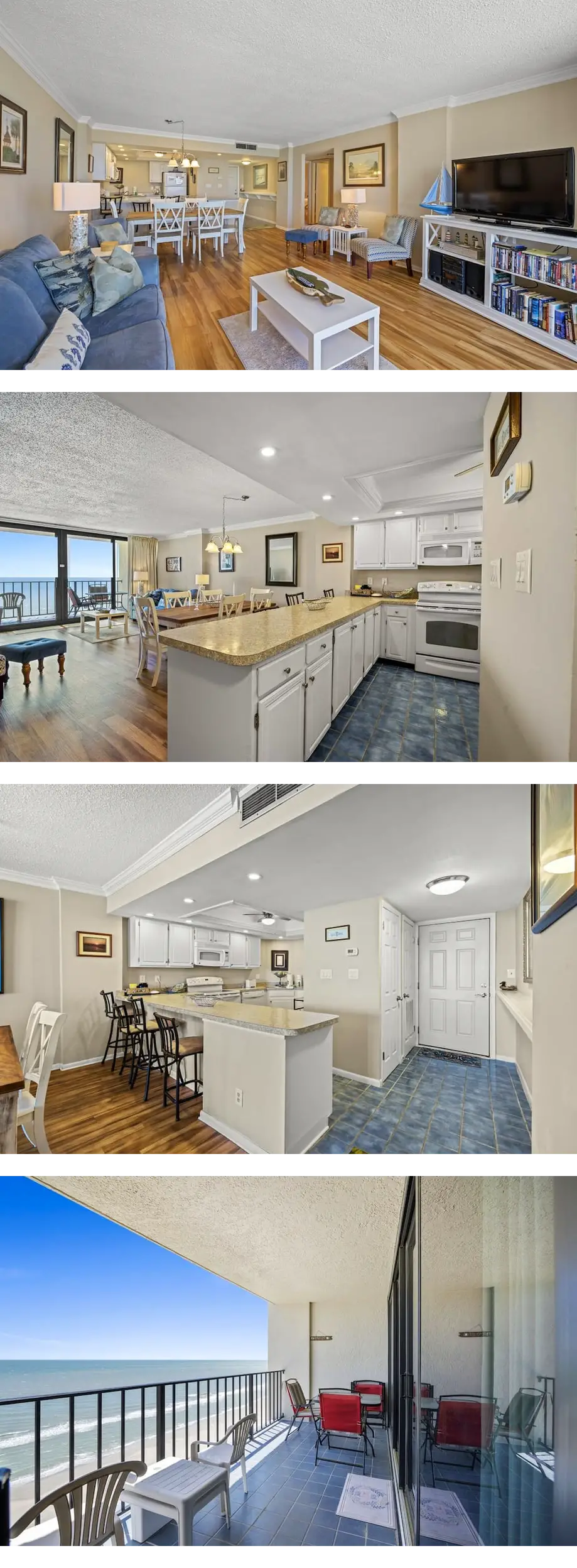 ~ Beachfront Gem ~ Ocean Front Balcony V...