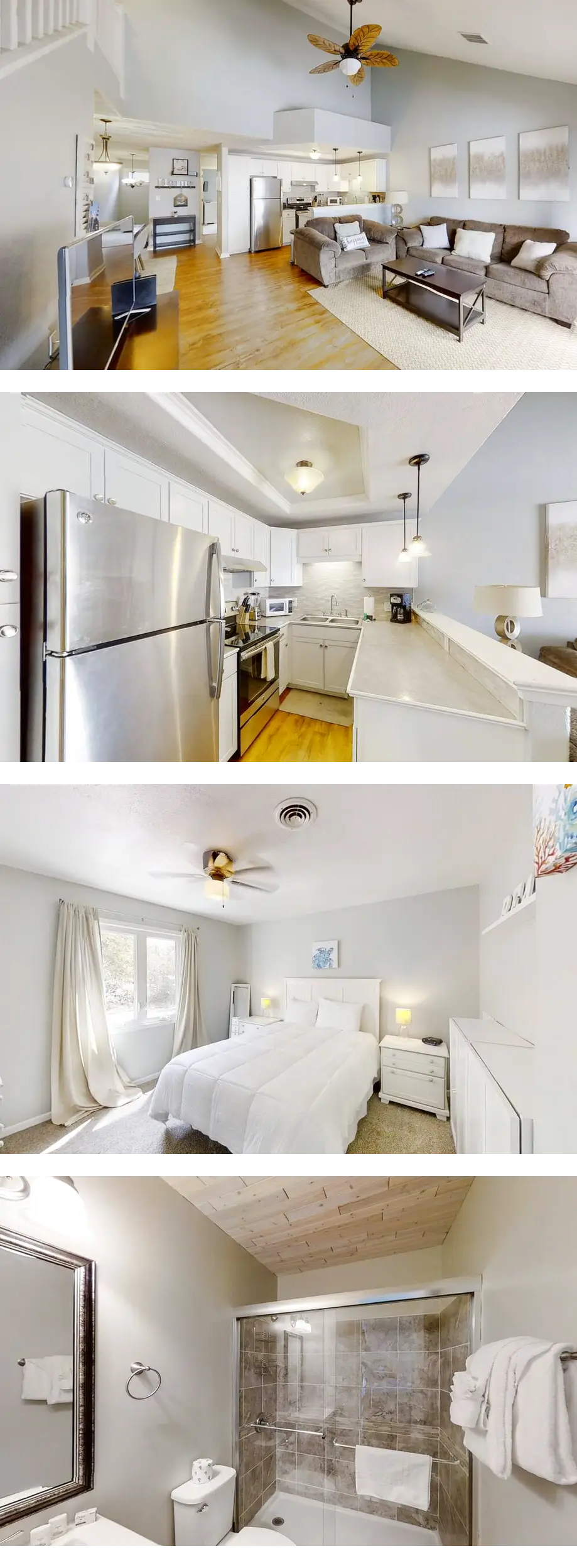 2nd-floor condo steps to the beach with ...