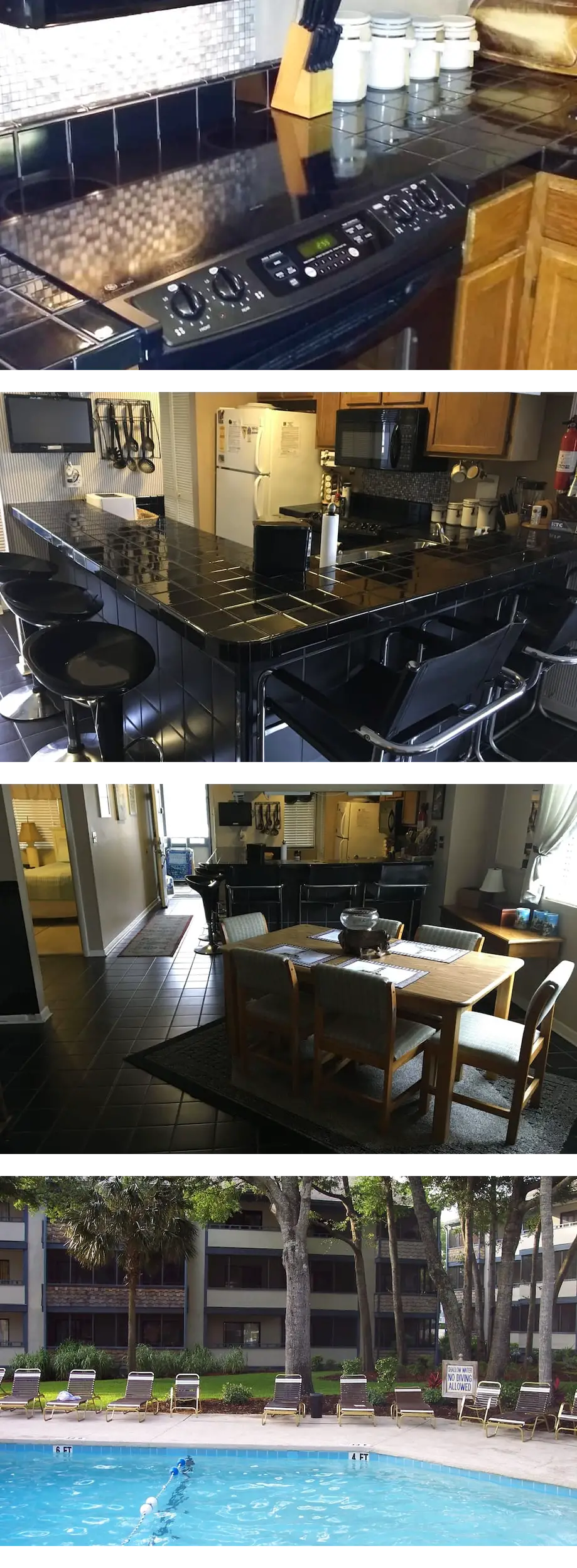 Large condo 2B/2B With 3 porches 2 Pool...