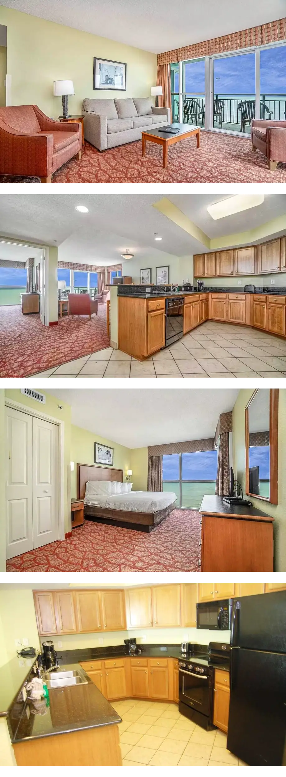 Ocean Front 3 Bedroom, BAY VIEW Resort, 7th Floor, 12 Guests