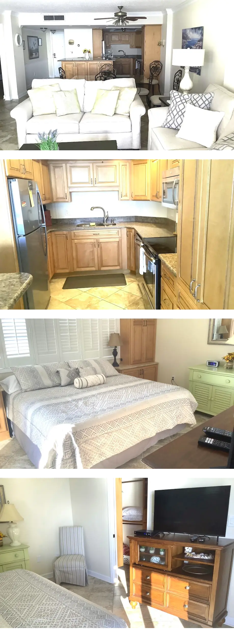 Oceanfront Beautiful Views 2 Bd and 2 Baths Family-Friendly Lovely Furnishings