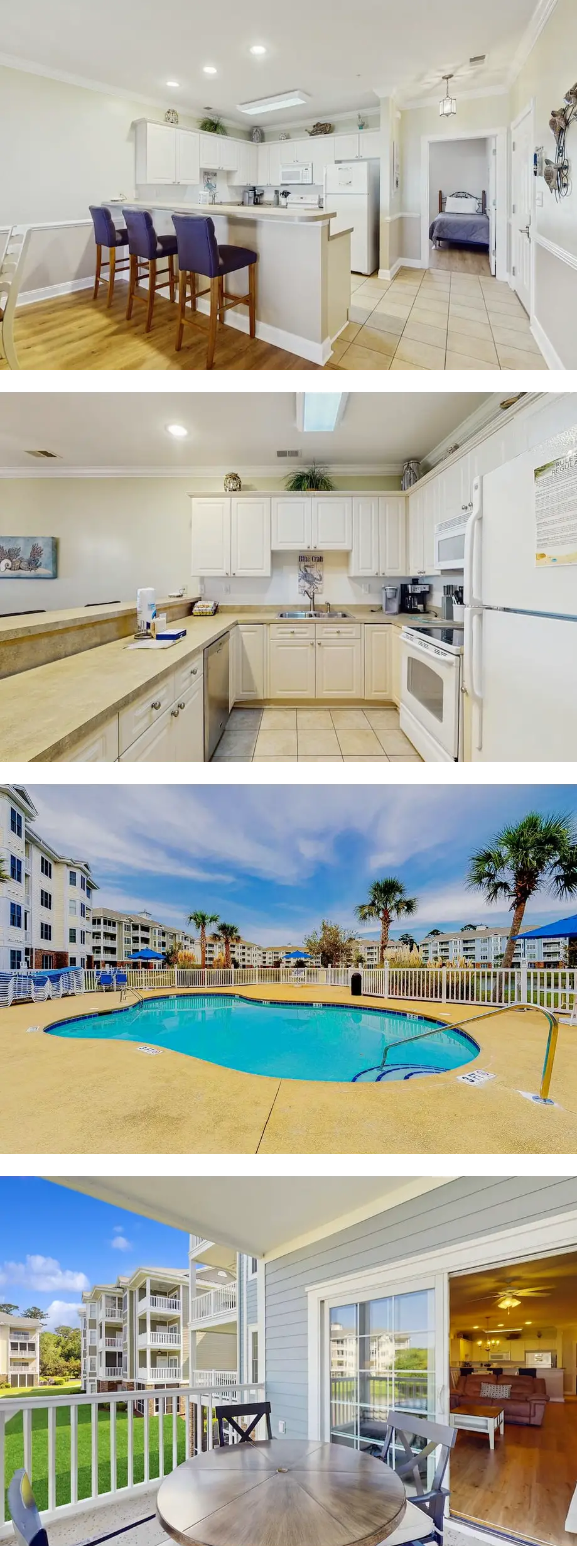 Lakefront condo with seven shared pools ...