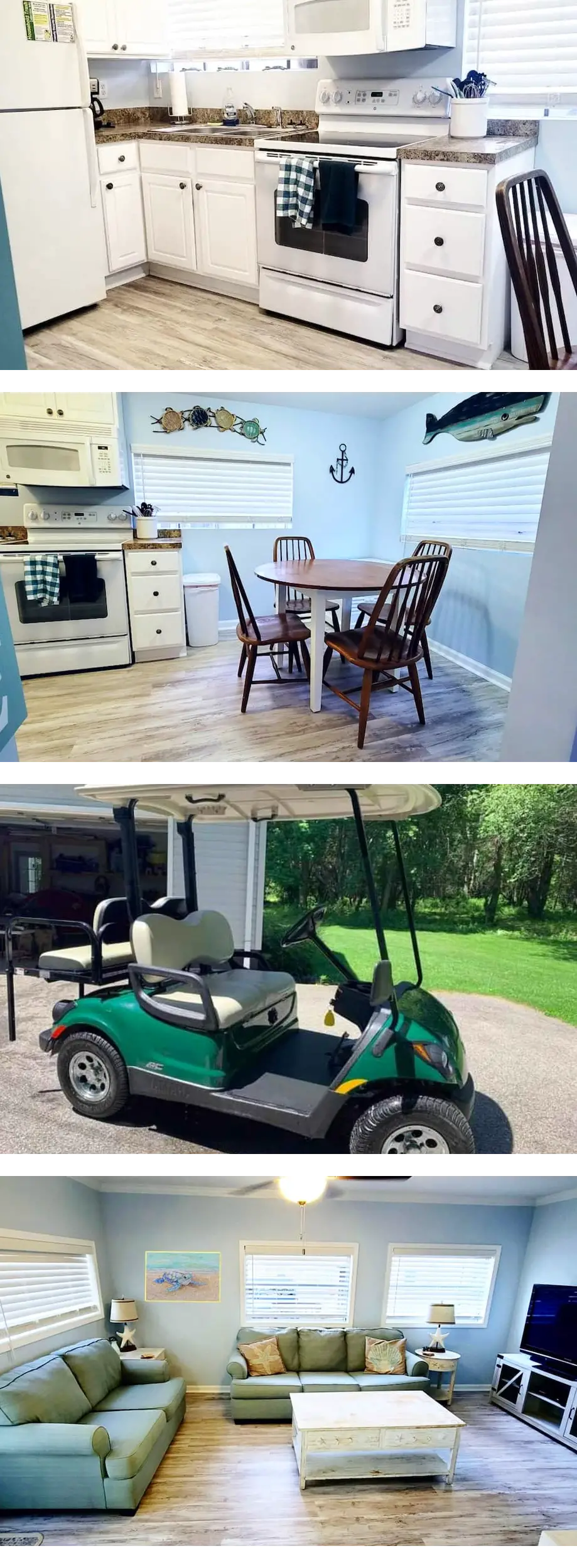 Ocean Lakes Cottage w/Golf Cart + Walk t...