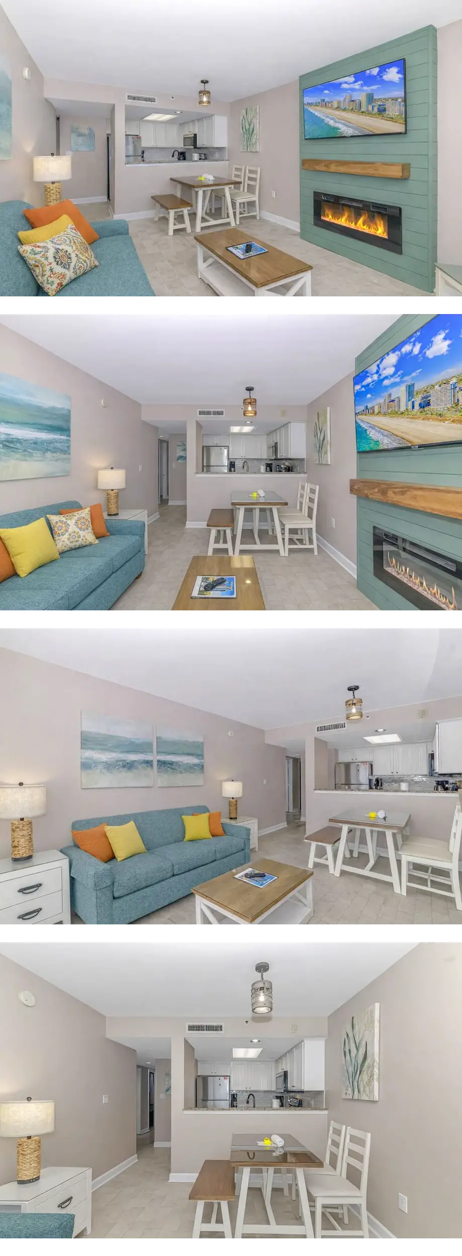 Stunning Double Unit Condo-Both Newly Re...