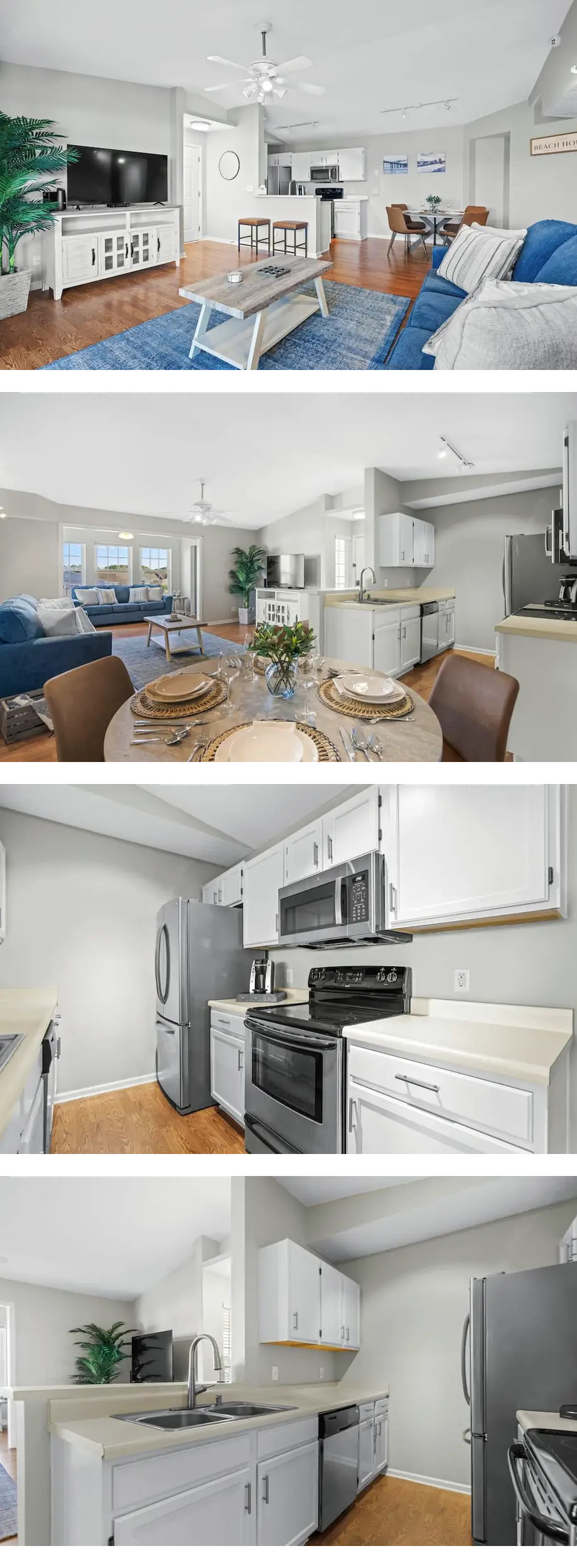 2BR Top Floor W/D Pool Golf Near to B...