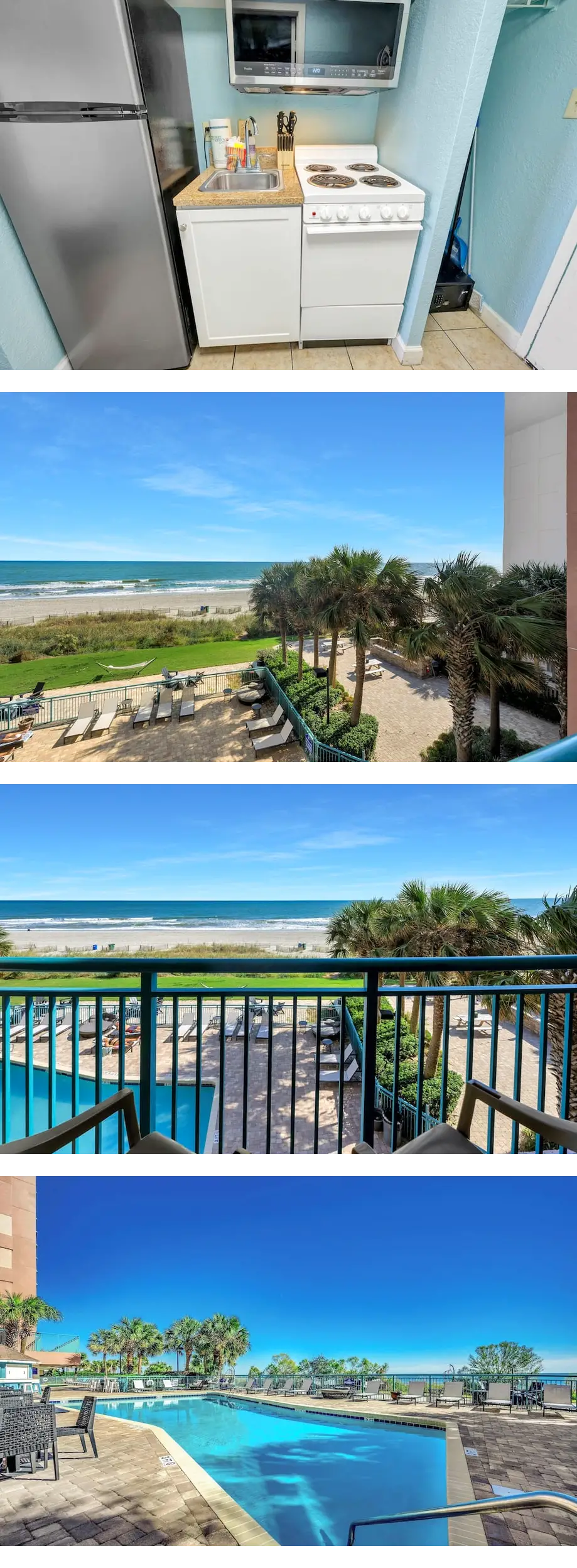 Direct Oceanfront Studio | Sandcastle So...