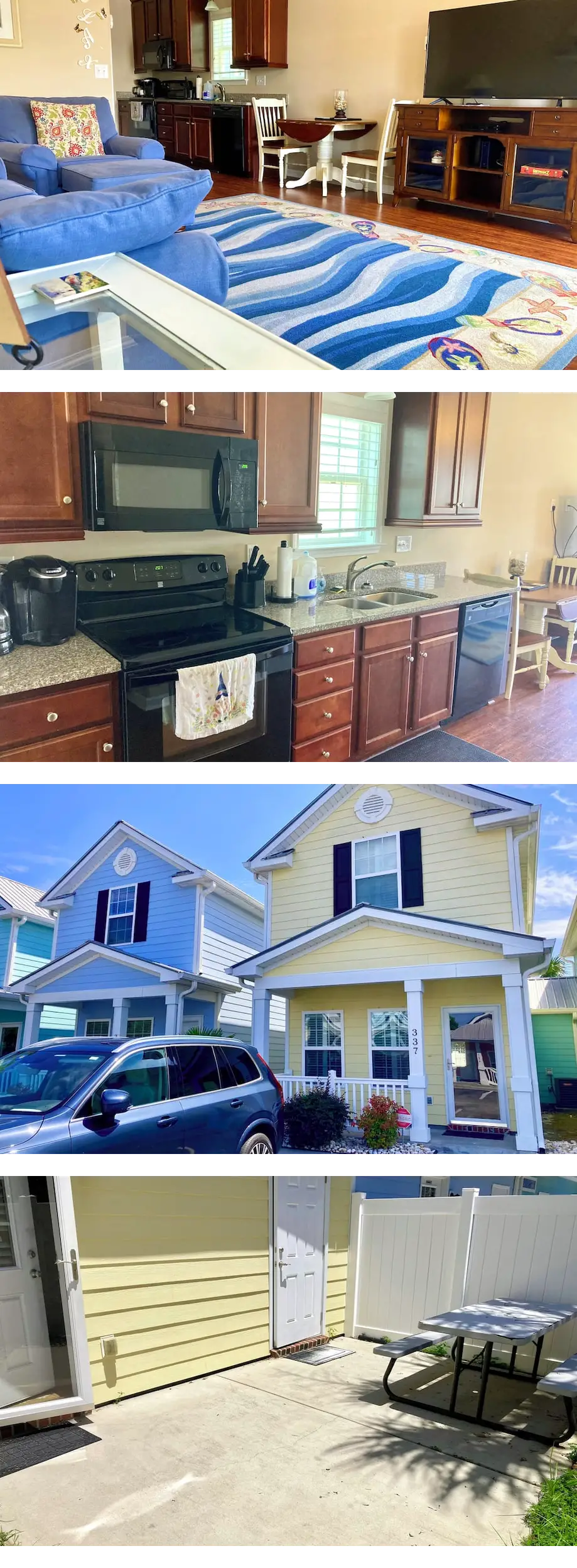 Beach front vacation house