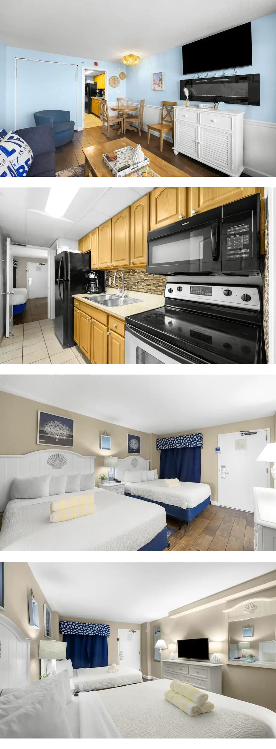 Airy Oceanfront Suite: 16th Flr w/ Break...