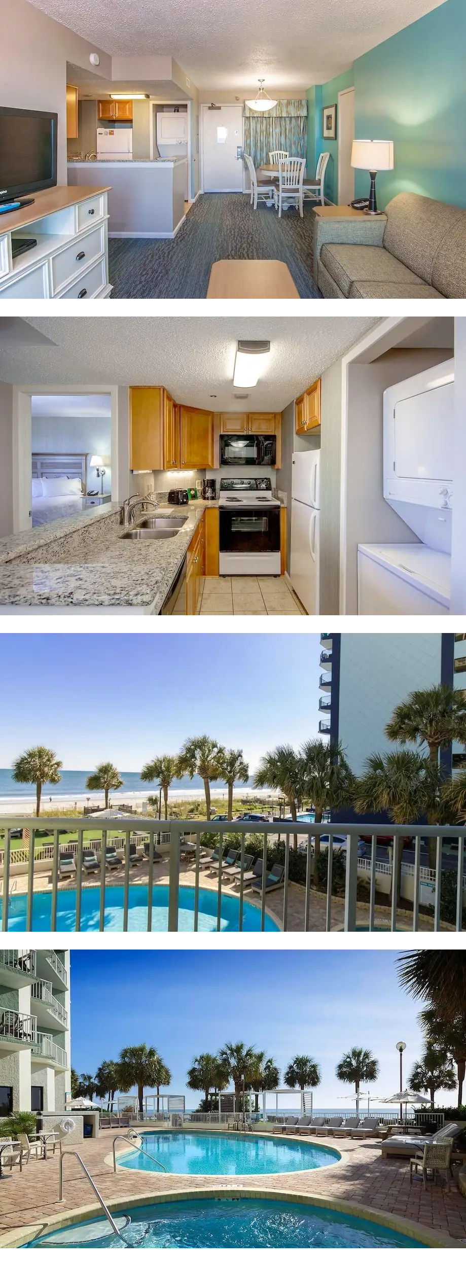 Oceanfront King Condo 2nd Floor with Bre...