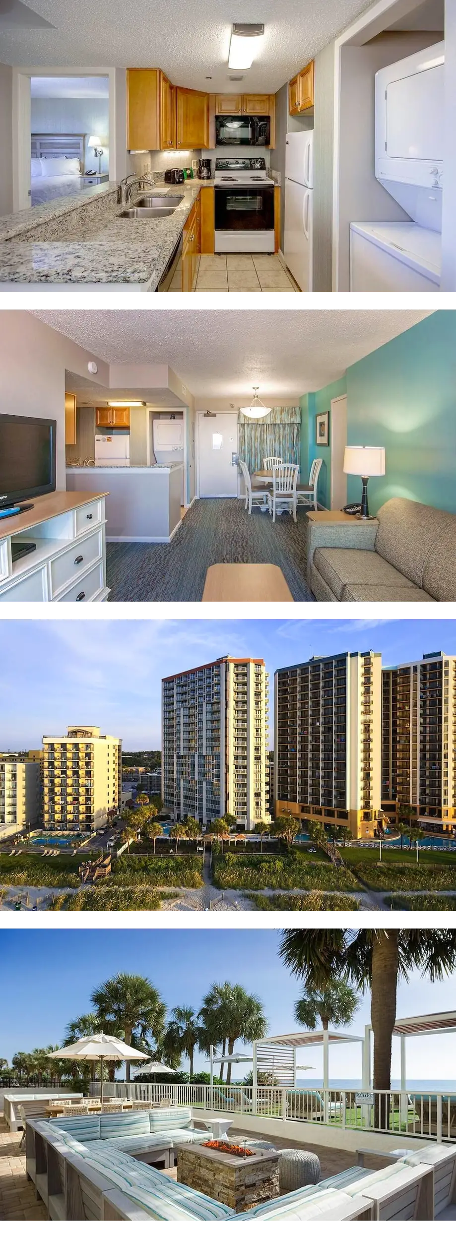 6th Floor Oceanfront King Condo Includes...