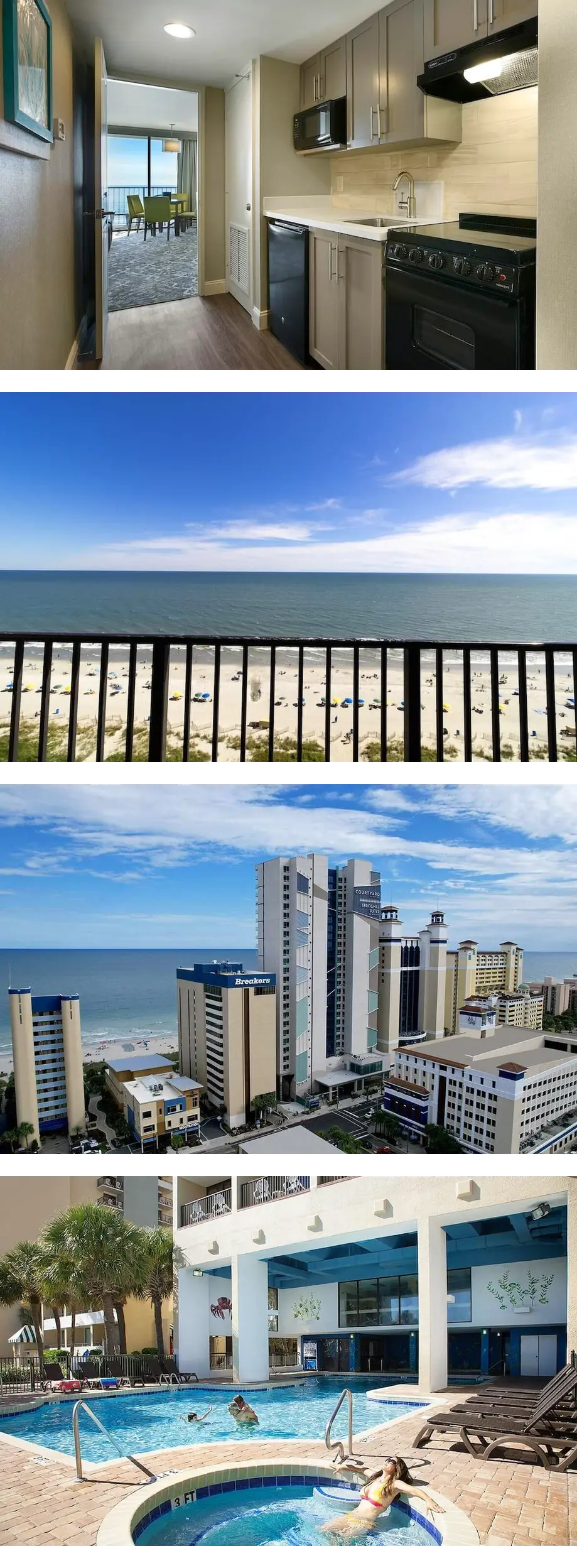 Beachfront Bliss: 12th Floor Palms Queen...