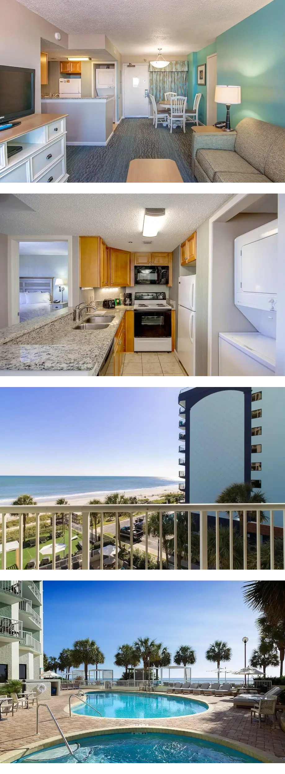 Oceanfront King Condo 3rd Floor with Bre...