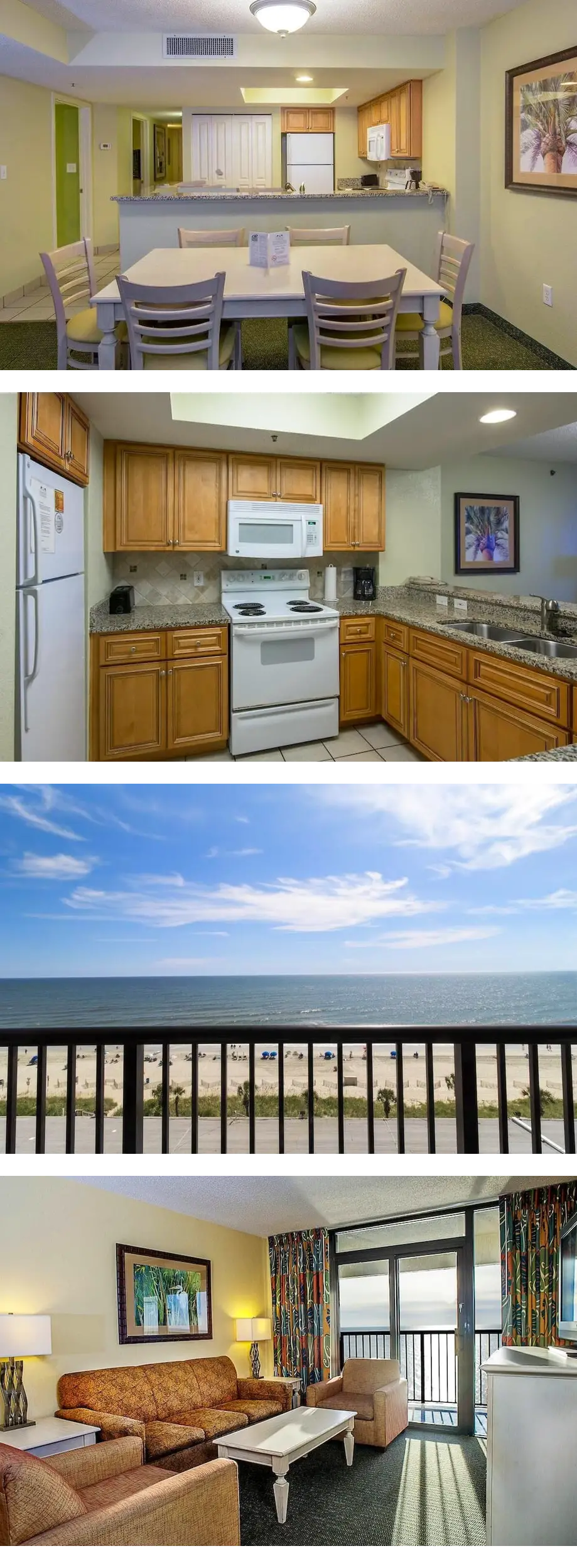 Beaming Oceanfront Three Bedroom Condo: 7th Floor