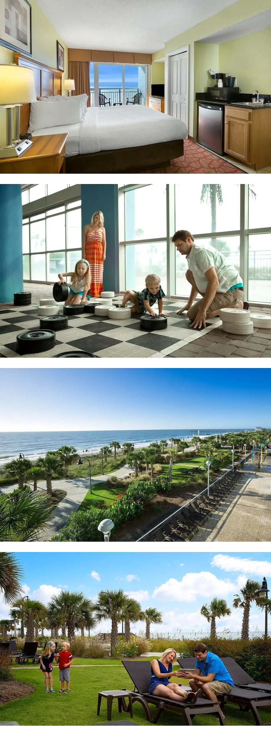 Myrtle Waves Retreat Oceanfront King Room