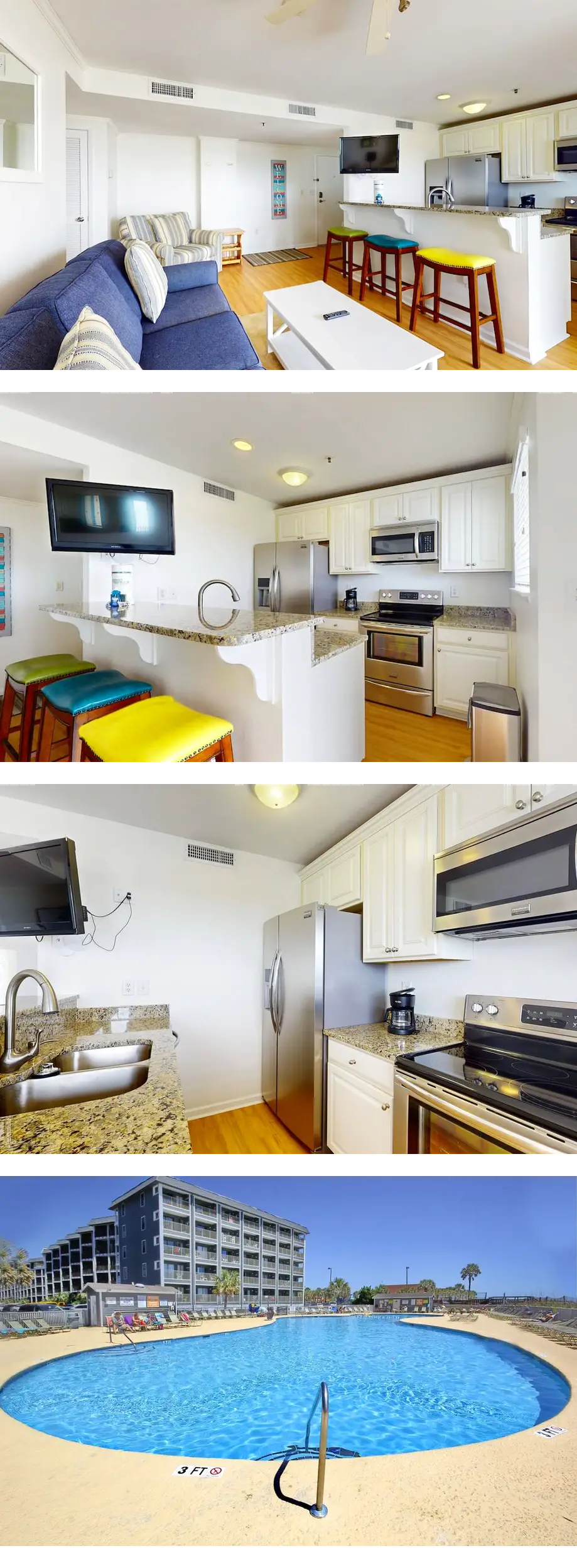 Oceanview condo with pool, hot tub, priv...