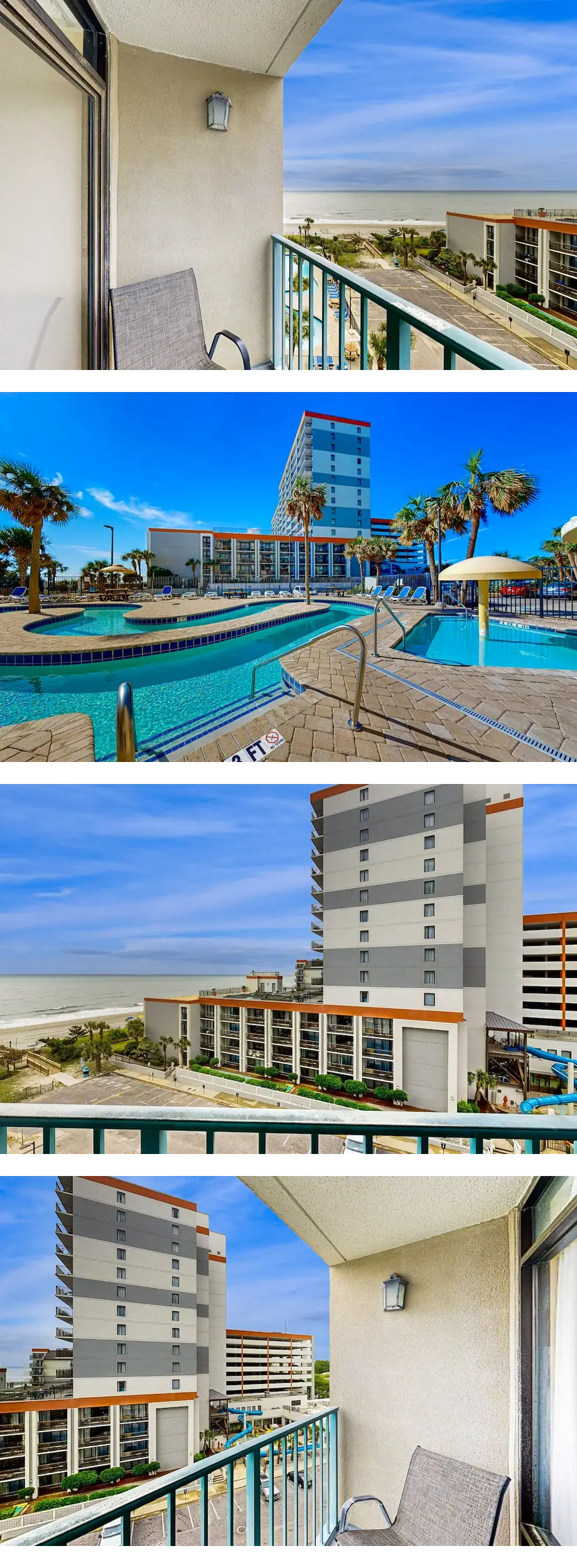 Newly renovated beachfront studio with p...