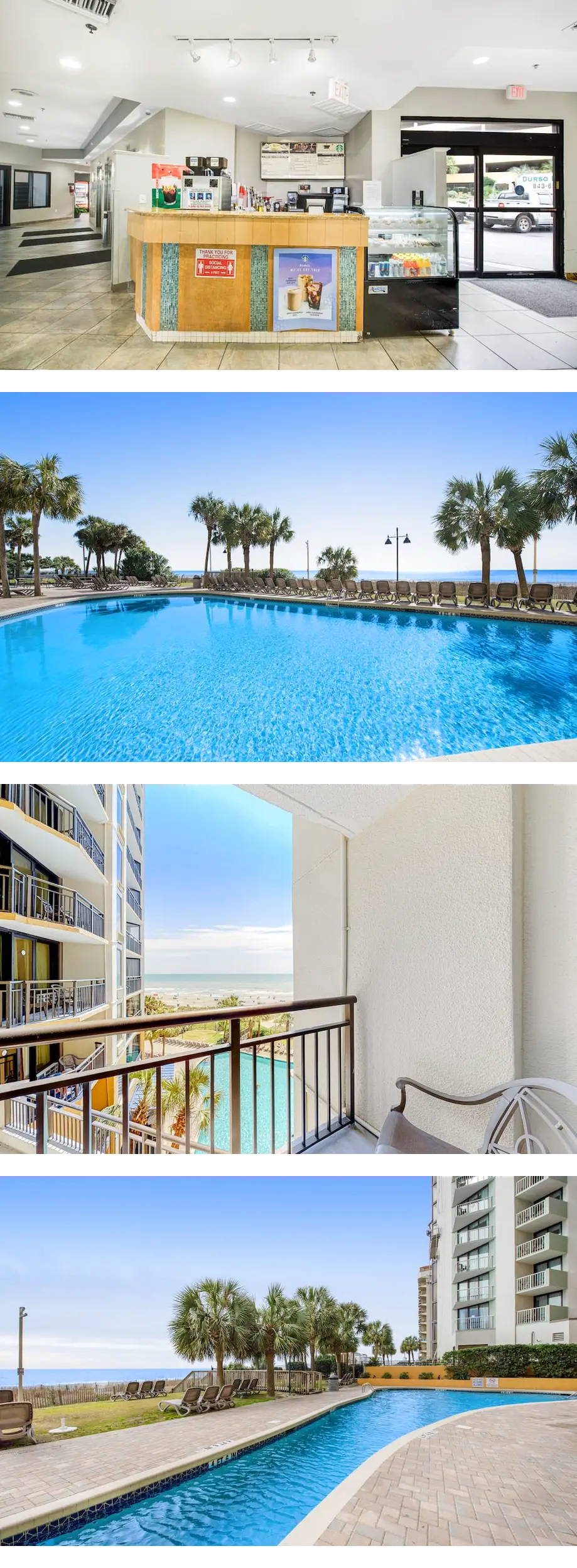 4th-floor ocean-view studio with AC, WiF...