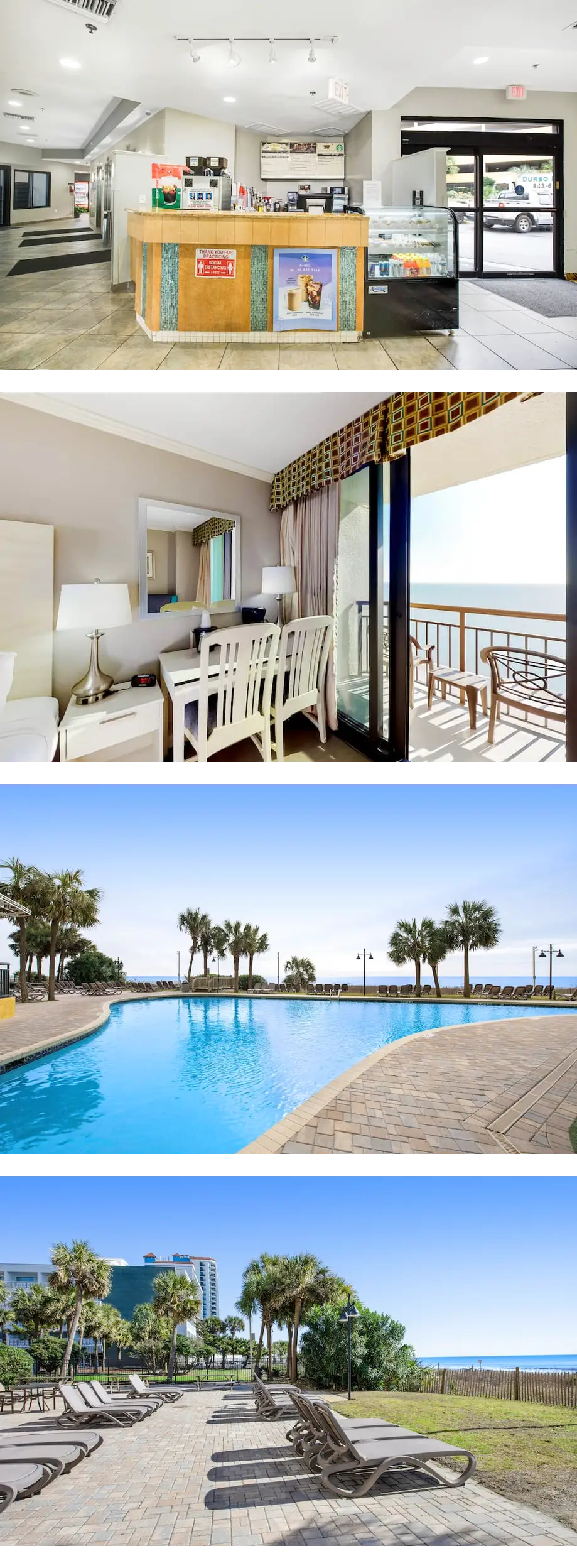 18th-floor ocean-view studio with pool, ...