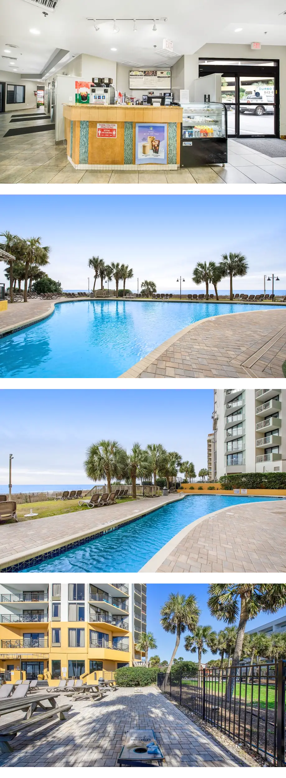 15th-floor ocean-view studio with gym, p...