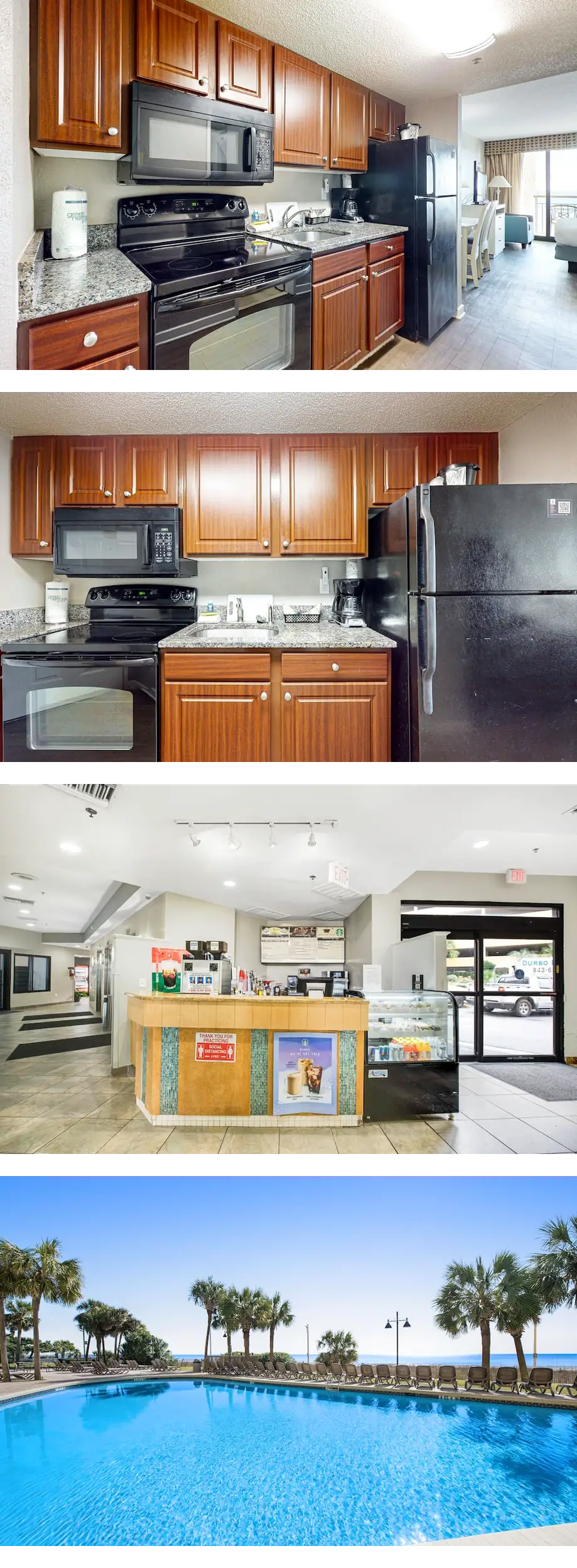 14th-floor oceanfront studio, Air, pool,...