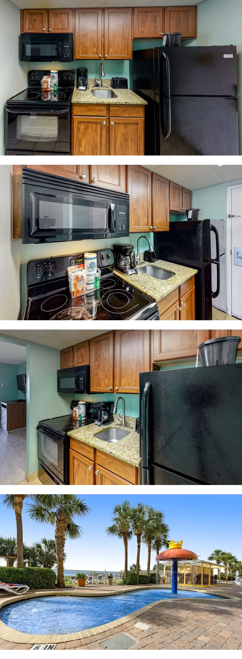 8th-floor oceanfront studio with AC, bal...