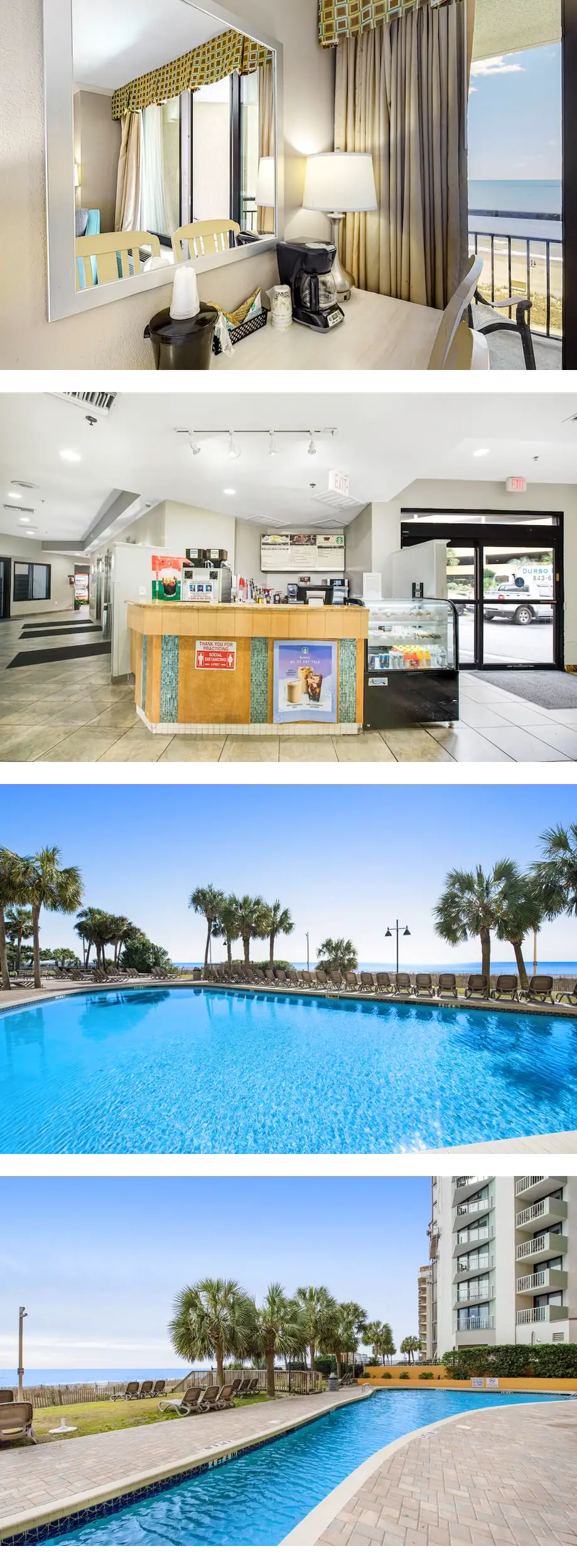 7th-floor ocean-view studio with WiFi, A...