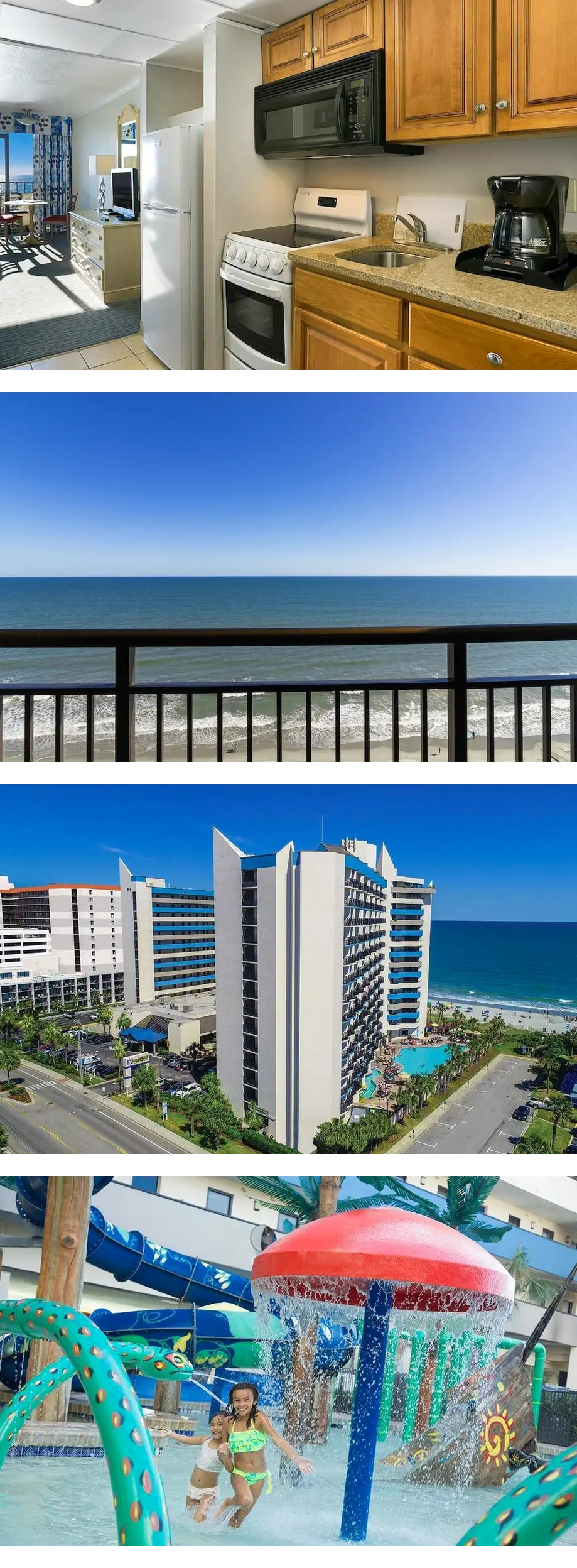 12th Floor Oceanfront Escape with Two Qu...