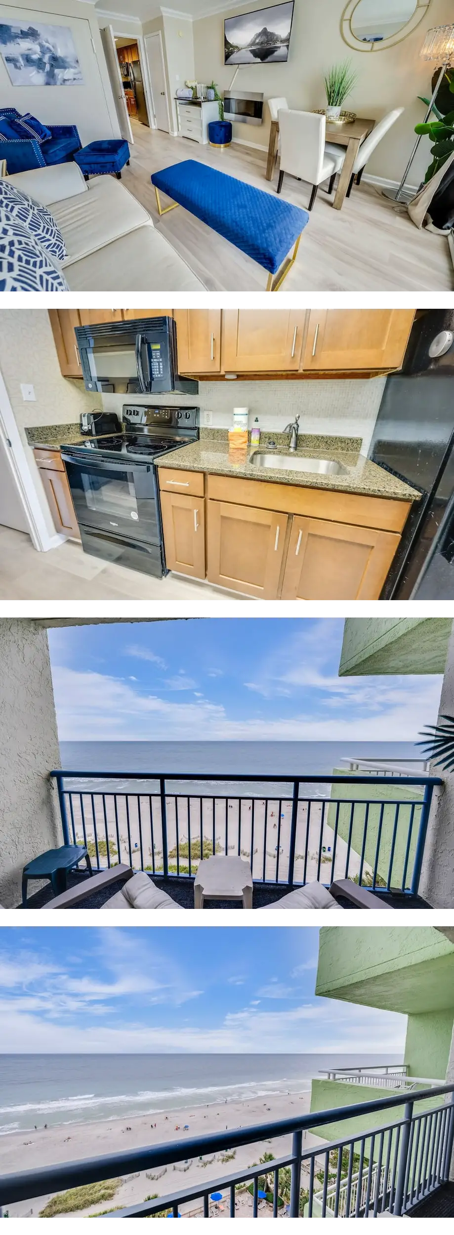 1BR-Direct Oceanfront,Updated,Pools @ Co...