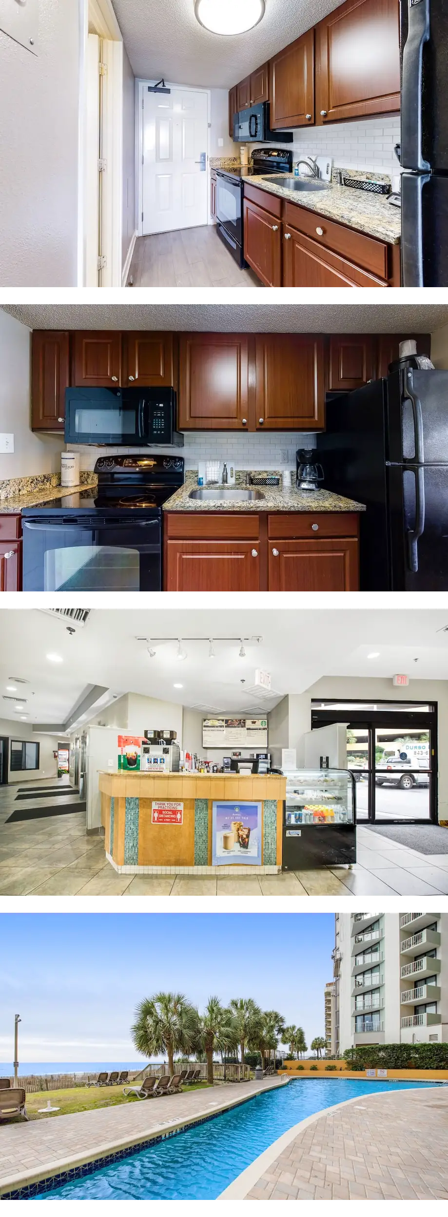 17th-floor oceanfront studio with pool, ...