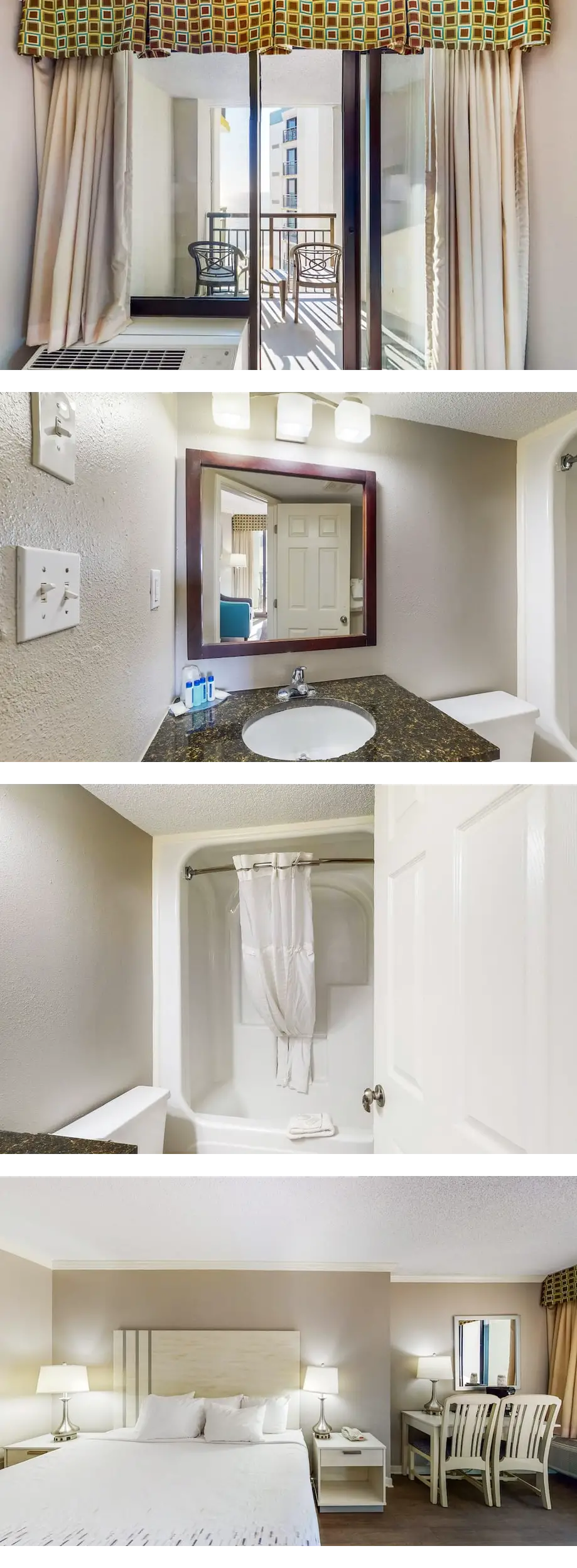 17th-floor ocean-view studio with AC, Wi...