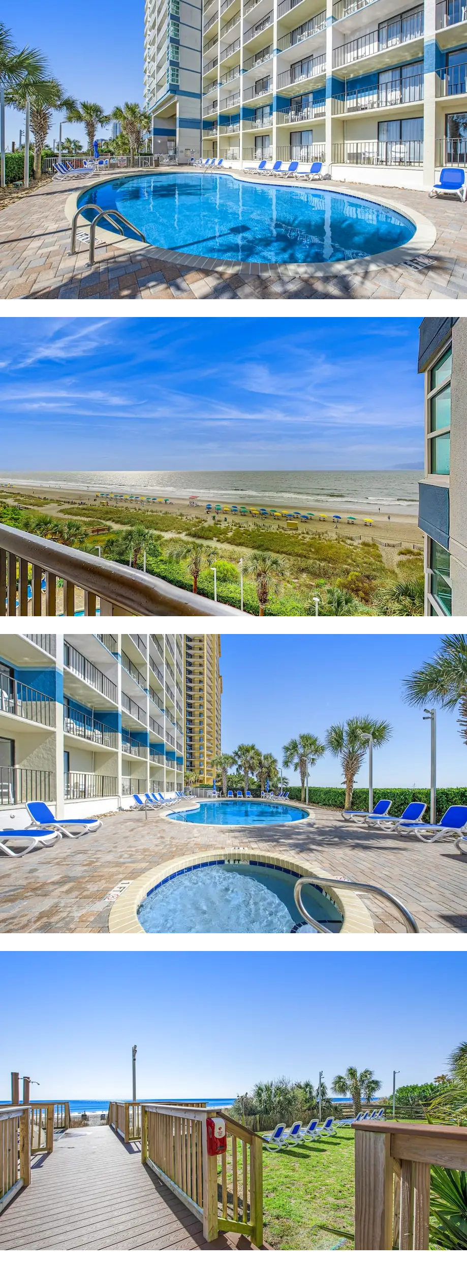 5th-floor oceanfront studio with AC, poo...