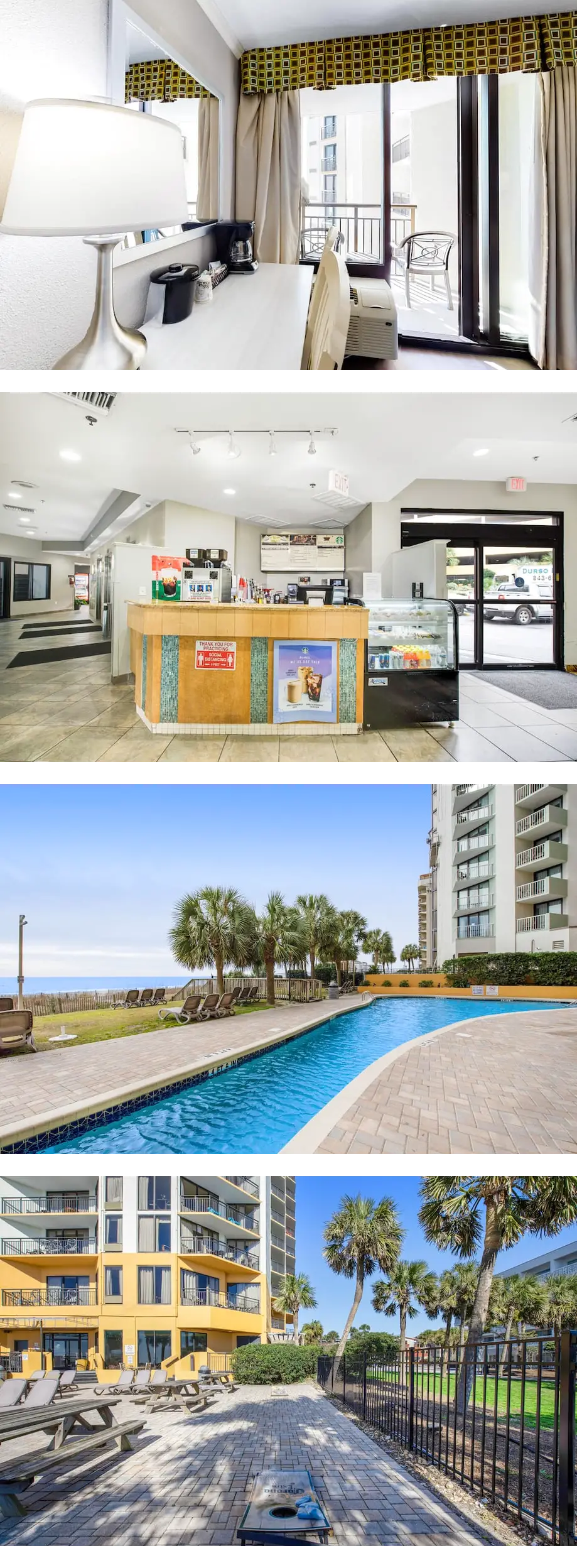 14th-floor ocean-view studio with pool, ...