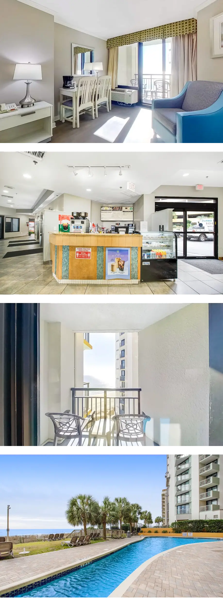 12th-floor ocean-view studio with WiFi, ...