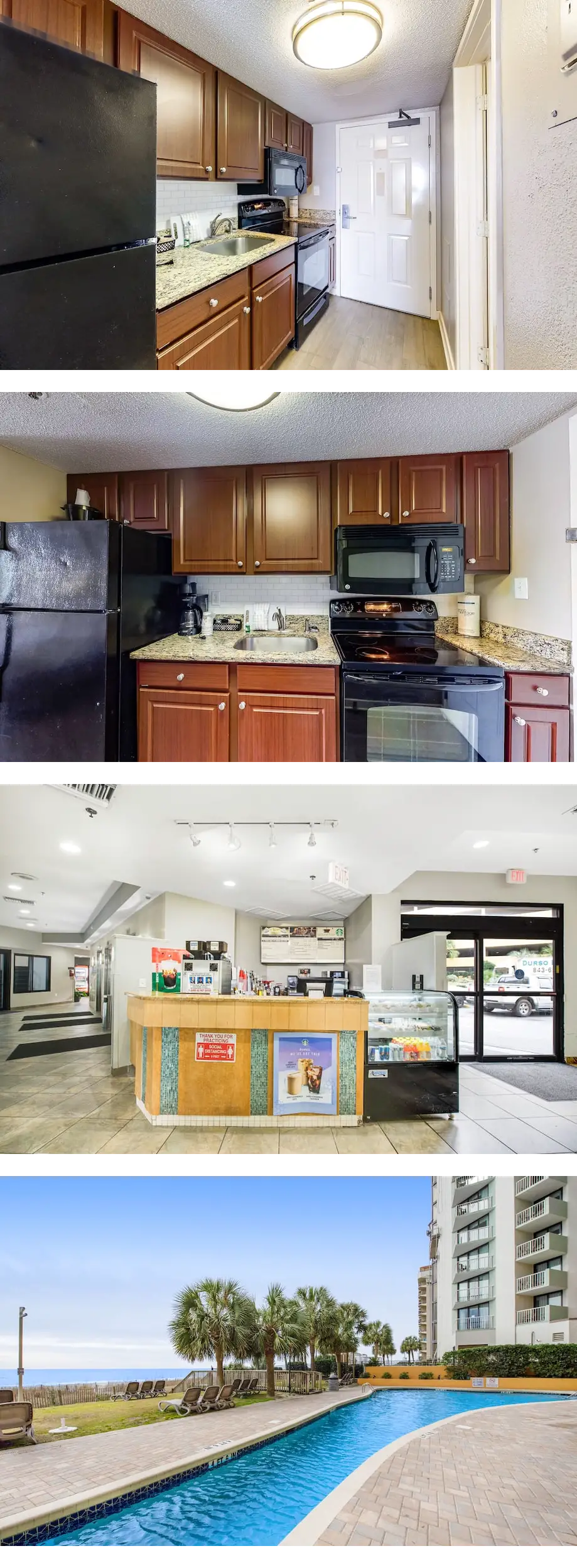 8th-floor oceanfront studio with AC, poo...