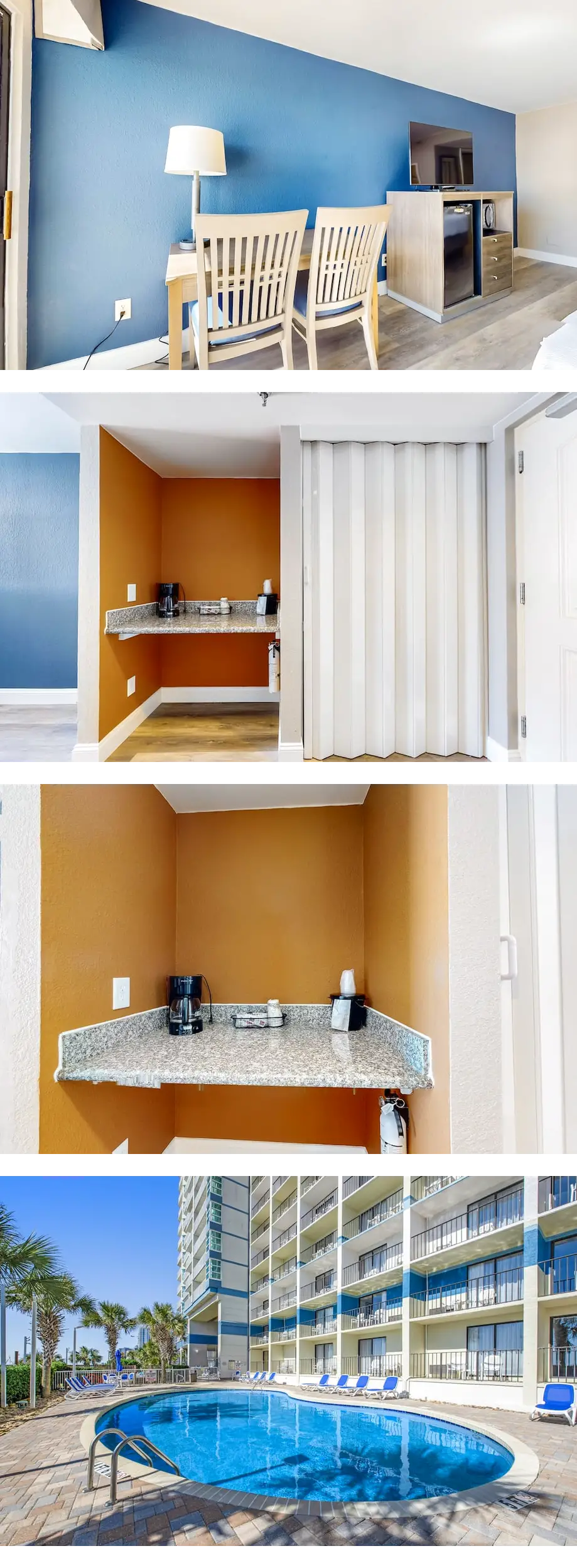 1st-floor oceanfront studio with pool, l...