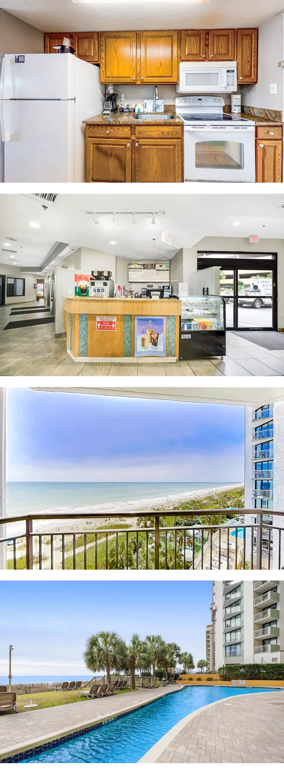 5th-floor ocean-view studio with WiFi, p...
