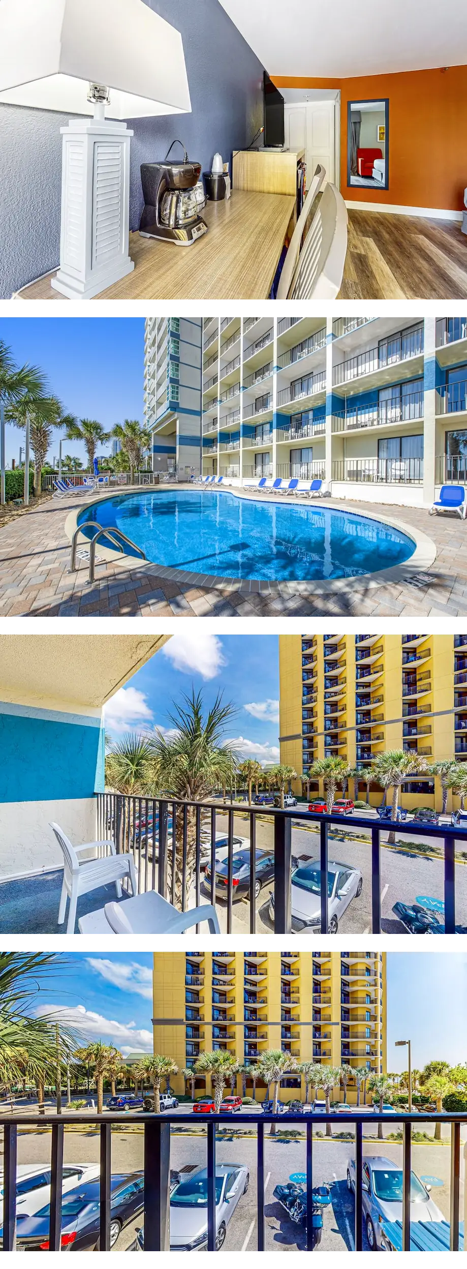 2nd-floor studio with pool, lazy river, ...